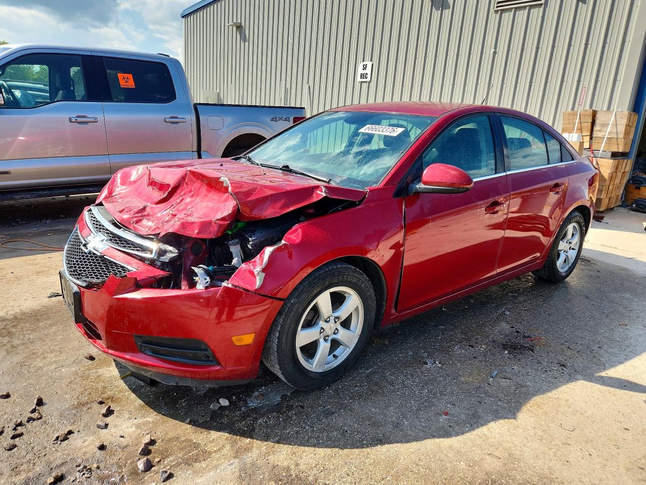 2014 Chevrolet Cruze Lt Burgundy vin: 1G1PC5SB2E7171616