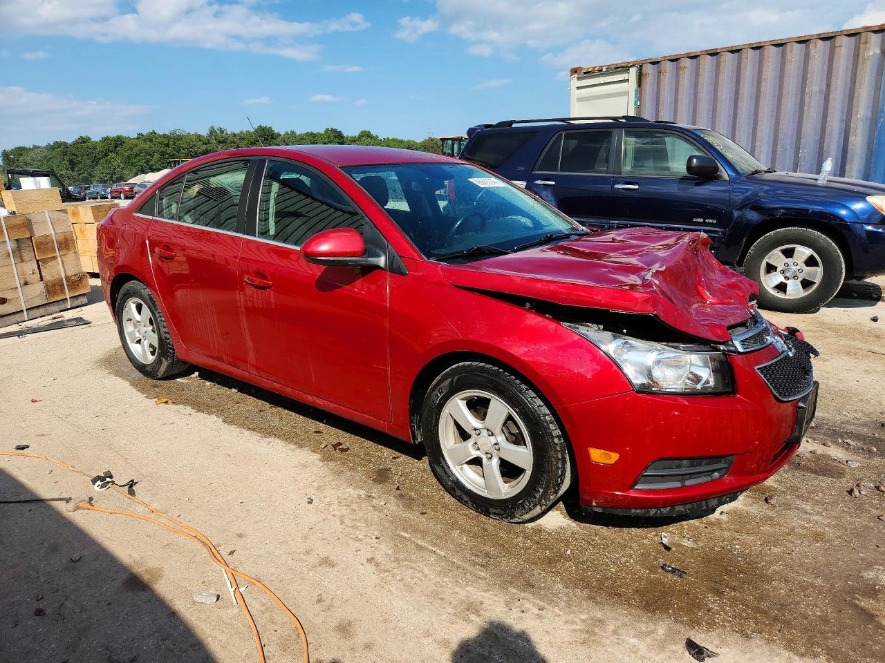 2014 Chevrolet Cruze Lt Burgundy vin: 1G1PC5SB2E7171616