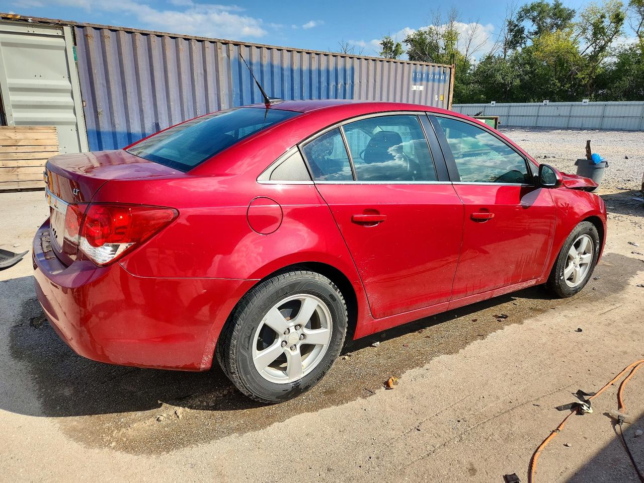 2014 Chevrolet Cruze Lt Burgundy vin: 1G1PC5SB2E7171616