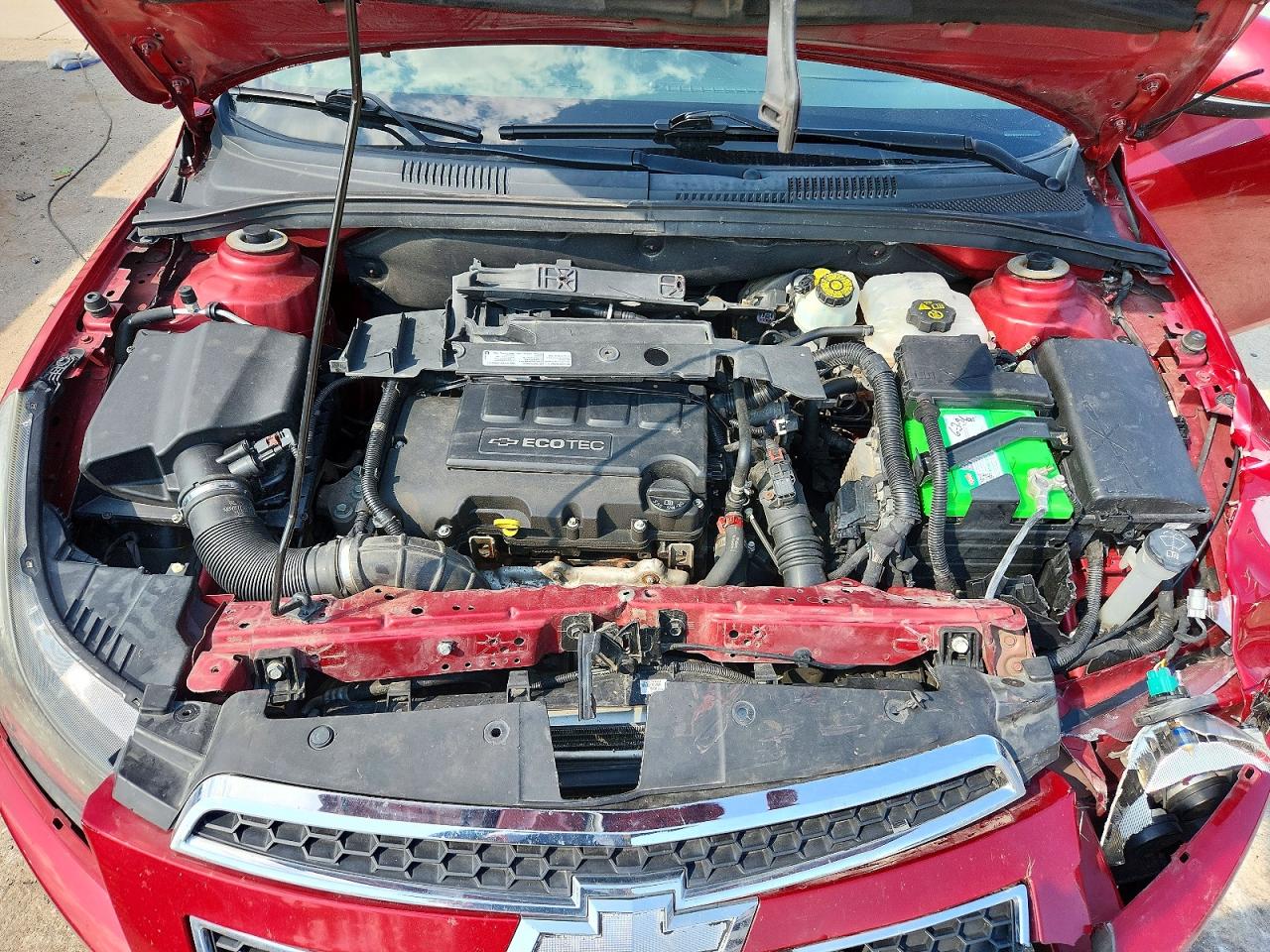 2014 Chevrolet Cruze Lt Burgundy vin: 1G1PC5SB2E7171616