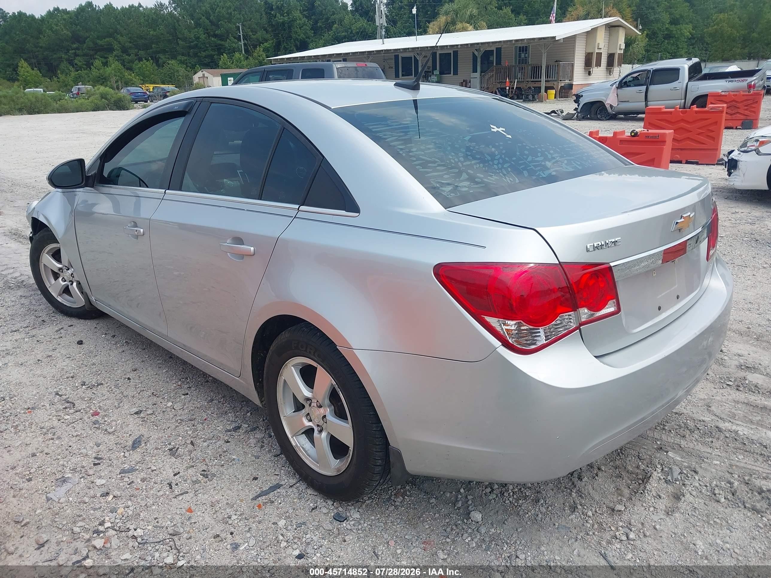 2014 Chevrolet Cruze 1lt Auto Gray vin: 1G1PC5SB2E7185211