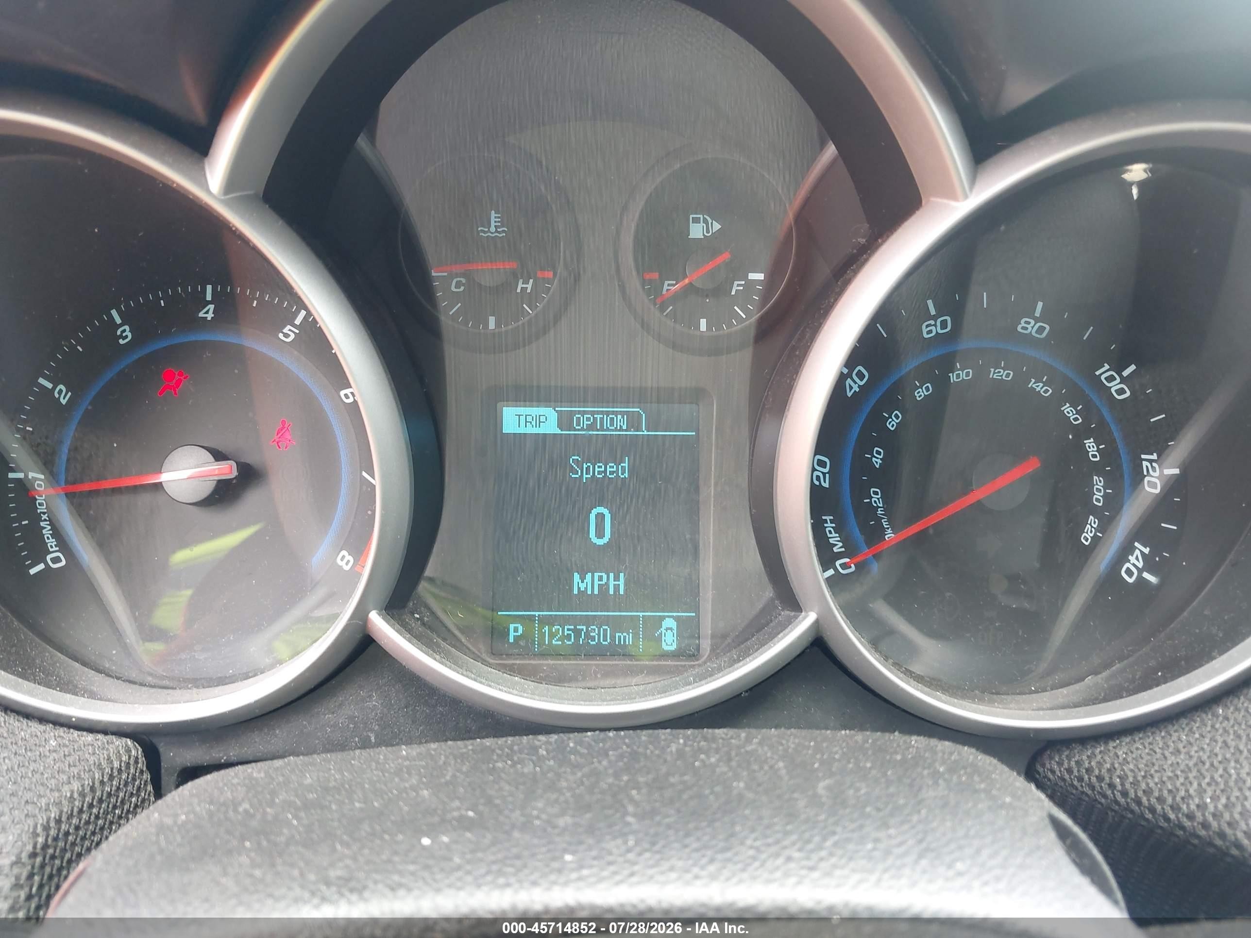 2014 Chevrolet Cruze 1lt Auto Gray vin: 1G1PC5SB2E7185211