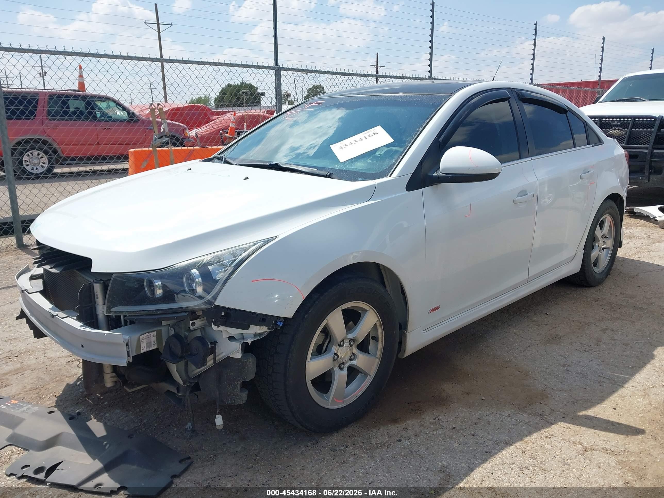 2014 Chevrolet Cruze 1lt Auto White vin: 1G1PC5SB2E7246962