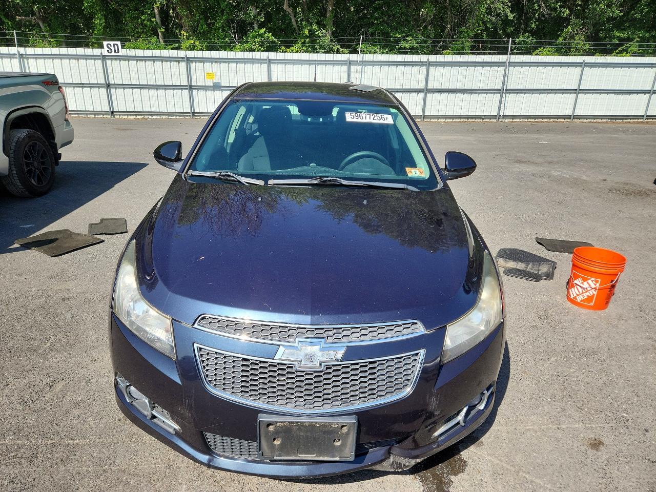2014 Chevrolet Cruze Lt Blue vin: 1G1PC5SB2E7260201