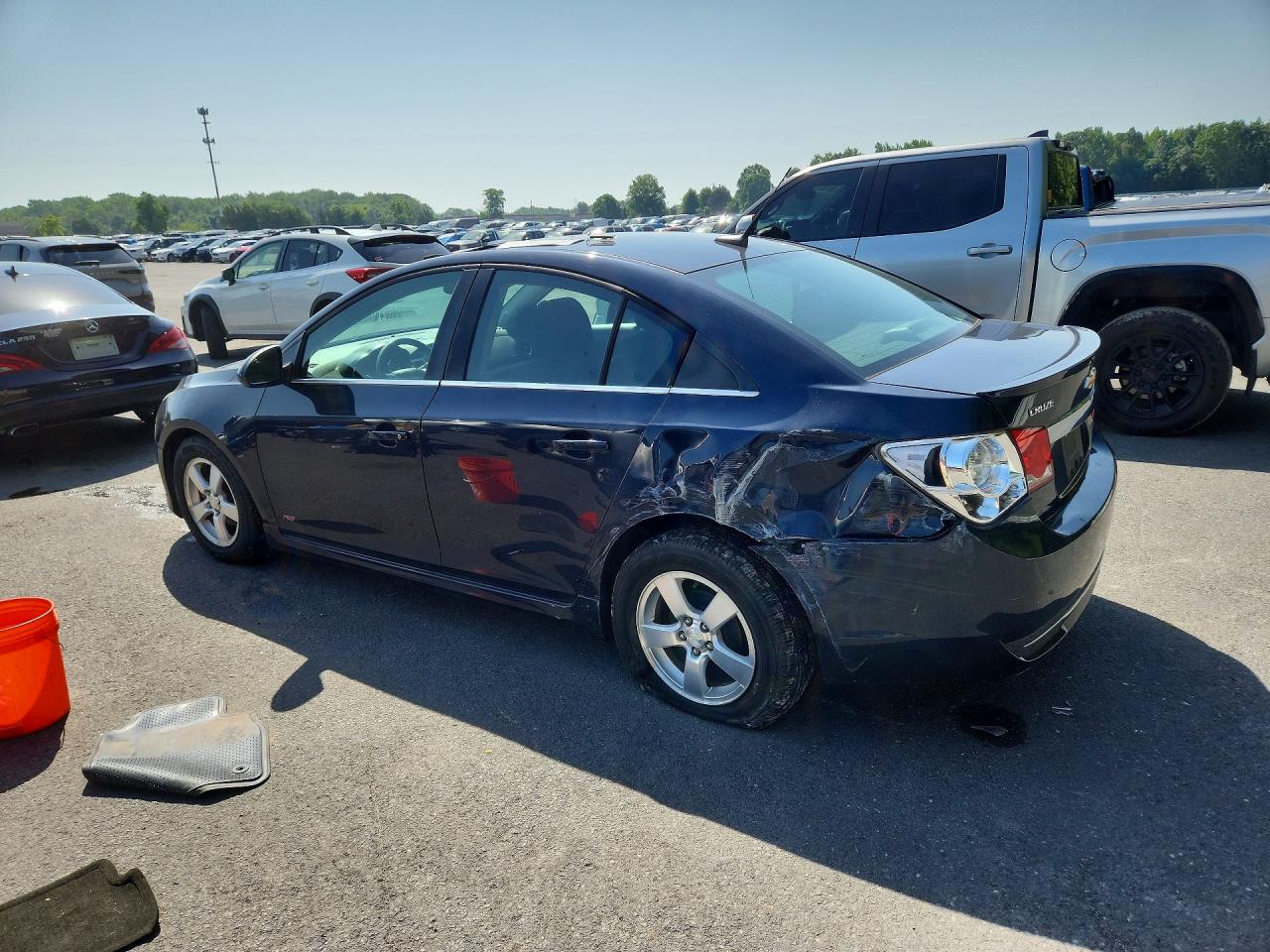 2014 Chevrolet Cruze Lt Blue vin: 1G1PC5SB2E7260201