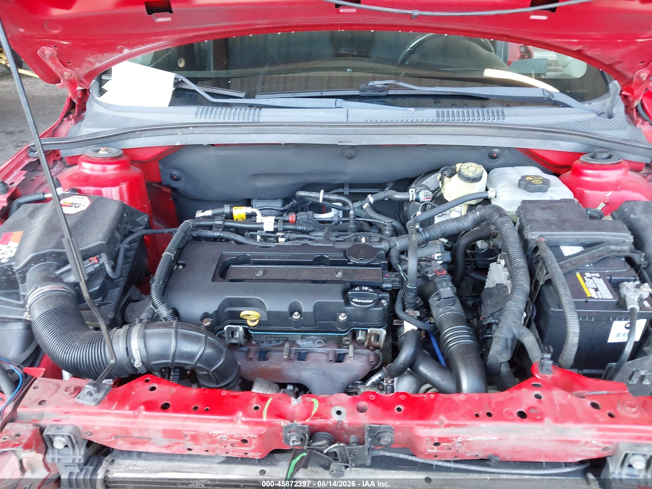 2014 Chevrolet Cruze 1lt Auto Red vin: 1G1PC5SB2E7318629