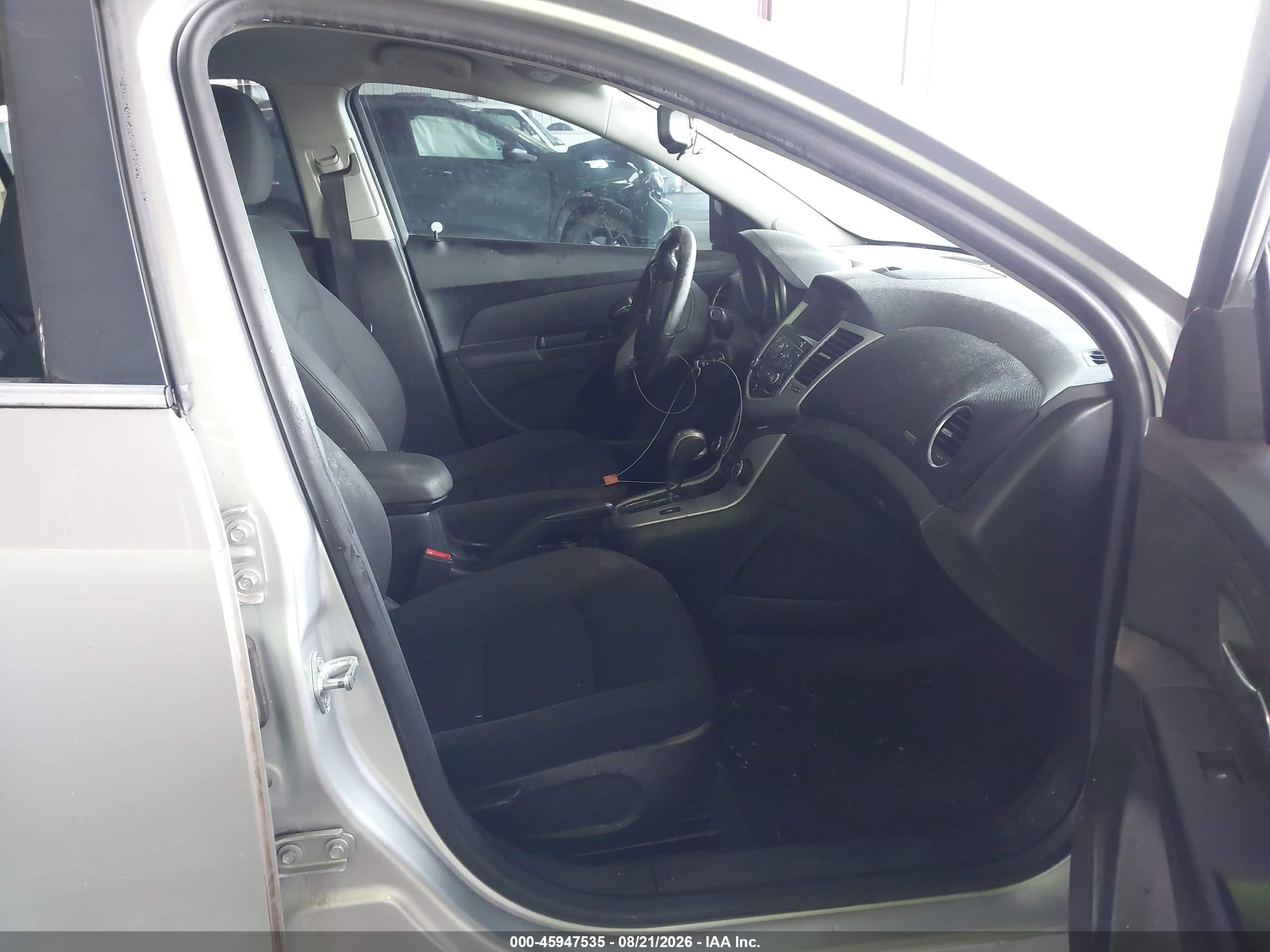 2014 Chevrolet Cruze 1lt Auto Silver vin: 1G1PC5SB2E7324771