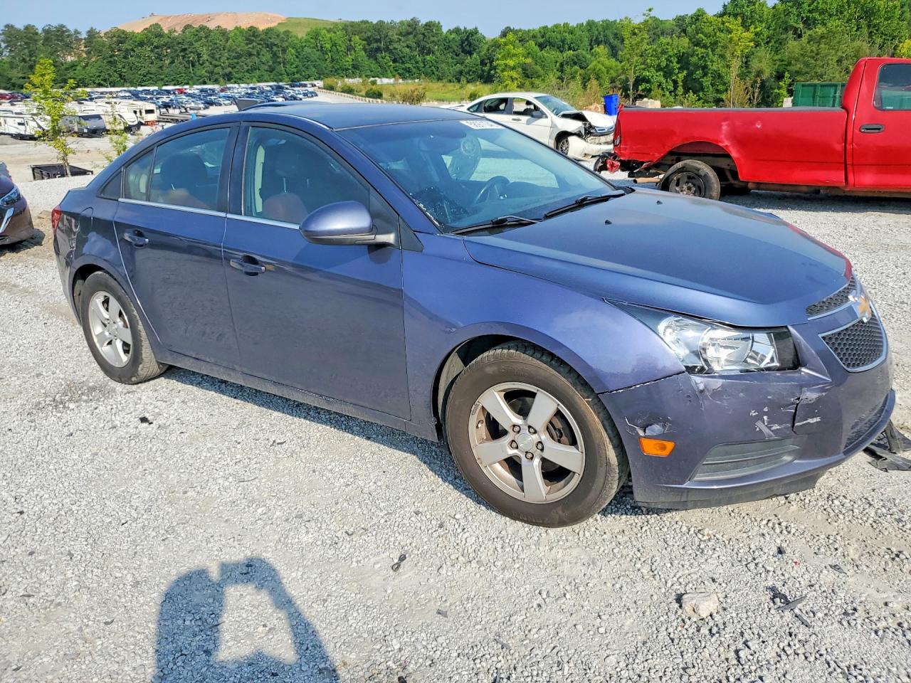 2014 Chevrolet Cruze Lt Blue vin: 1G1PC5SB2E7328934