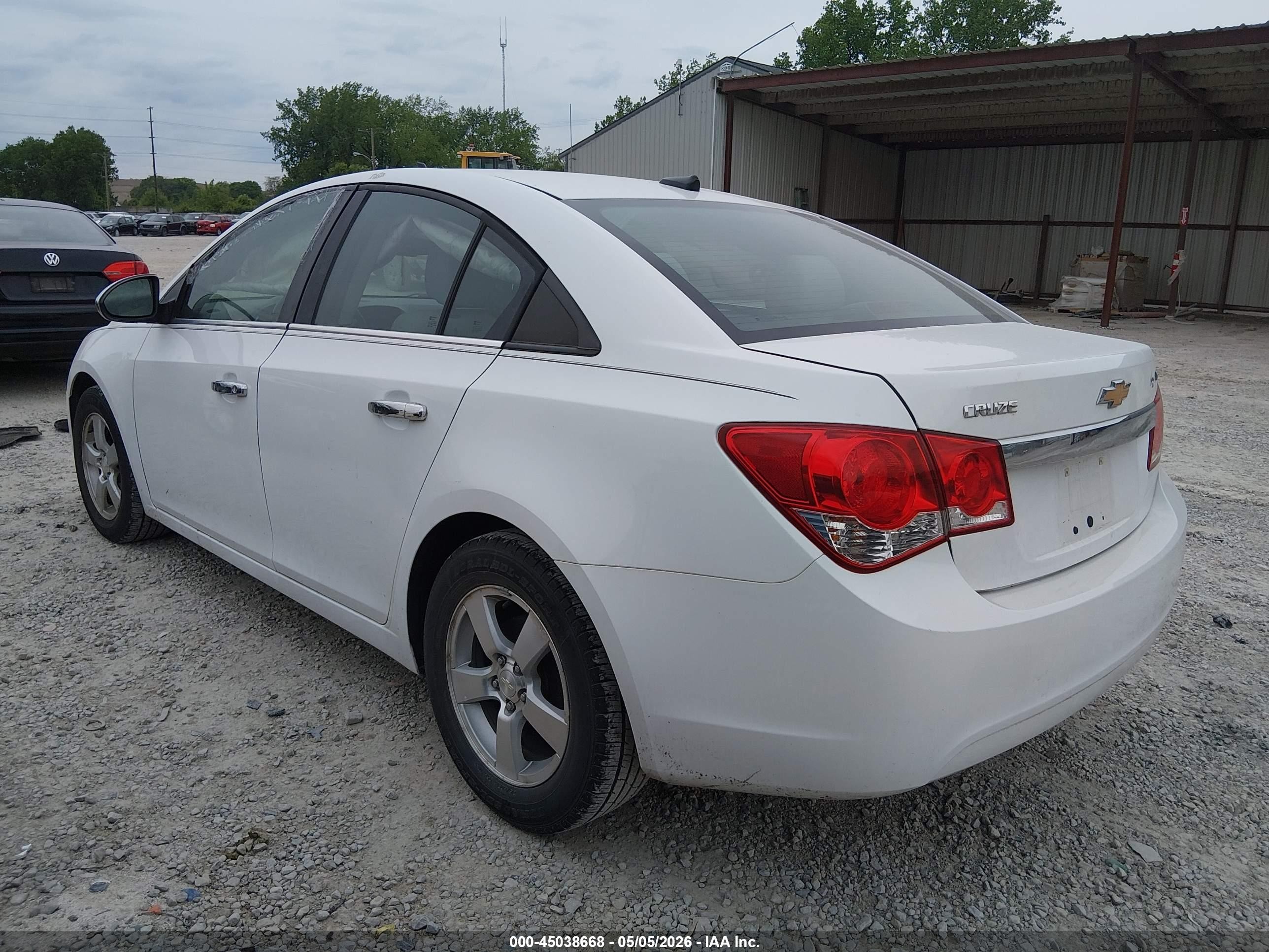2014 Chevrolet Cruze 1lt Auto White vin: 1G1PC5SB2E7339237