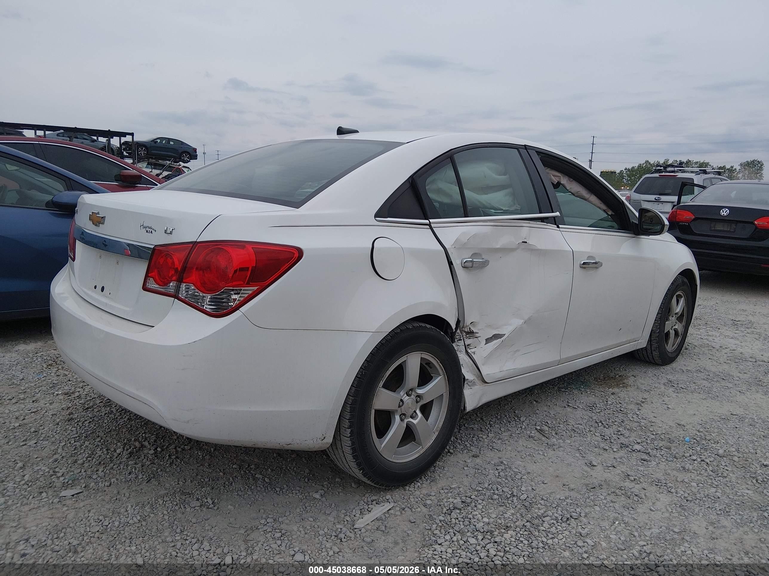 2014 Chevrolet Cruze 1lt Auto White vin: 1G1PC5SB2E7339237