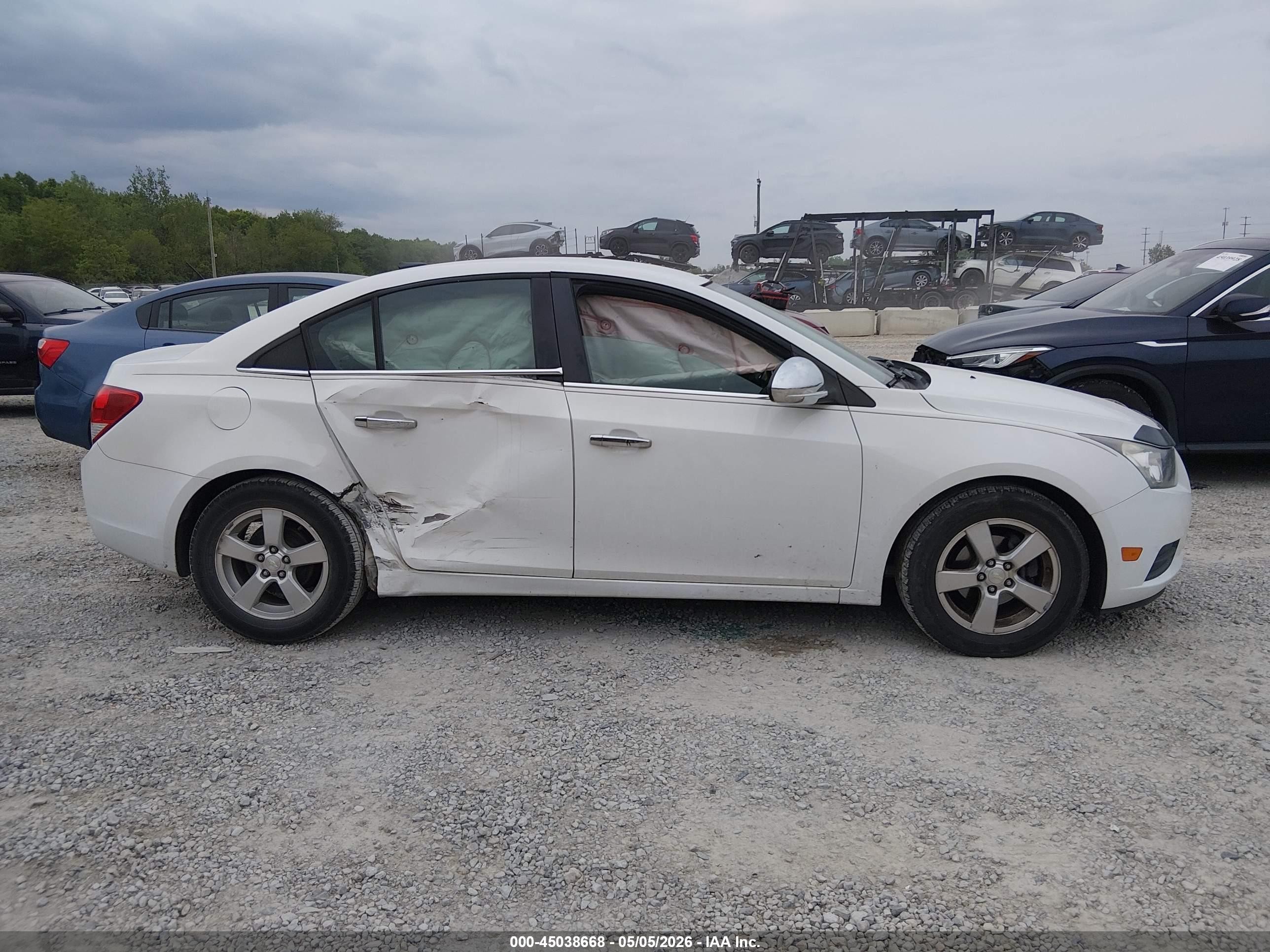 2014 Chevrolet Cruze 1lt Auto White vin: 1G1PC5SB2E7339237
