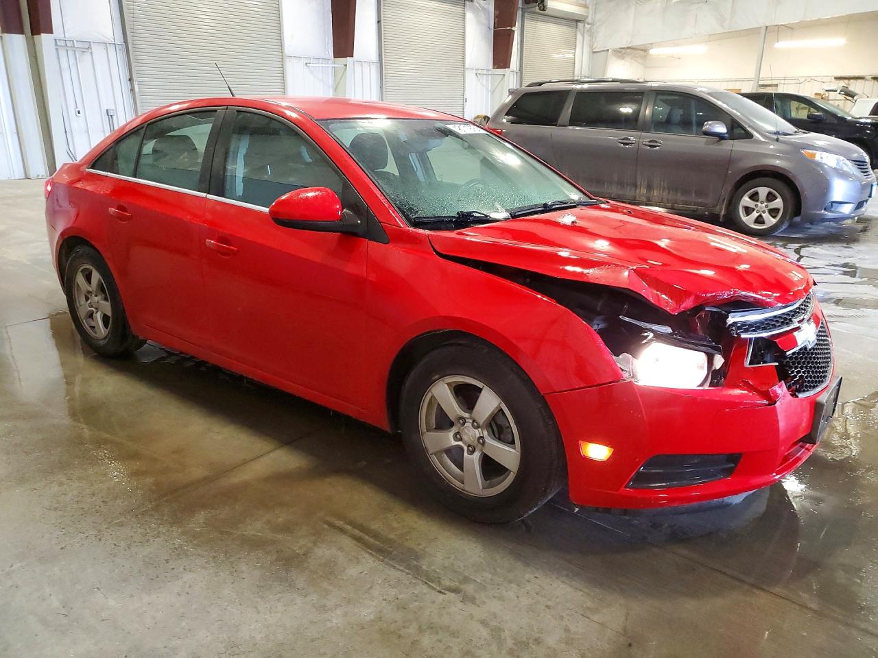 2014 Chevrolet Cruze Lt Red vin: 1G1PC5SB2E7347483