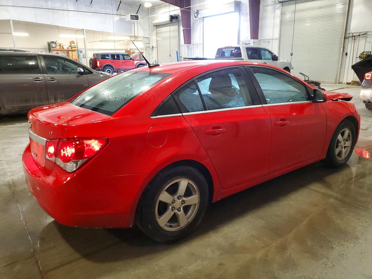 2014 Chevrolet Cruze Lt Red vin: 1G1PC5SB2E7347483