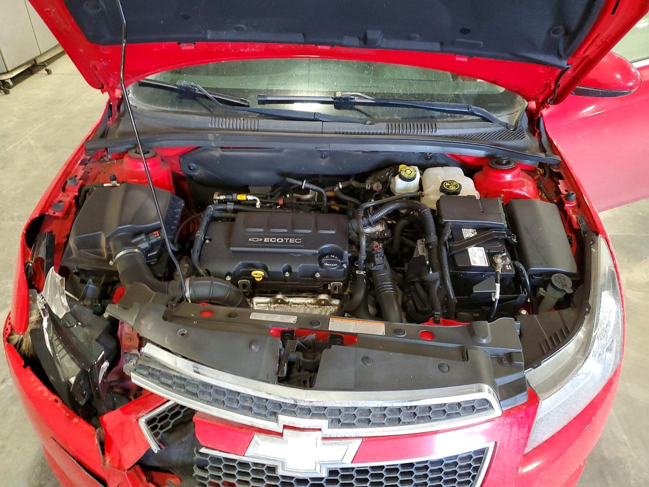 2014 Chevrolet Cruze Lt Red vin: 1G1PC5SB2E7347483