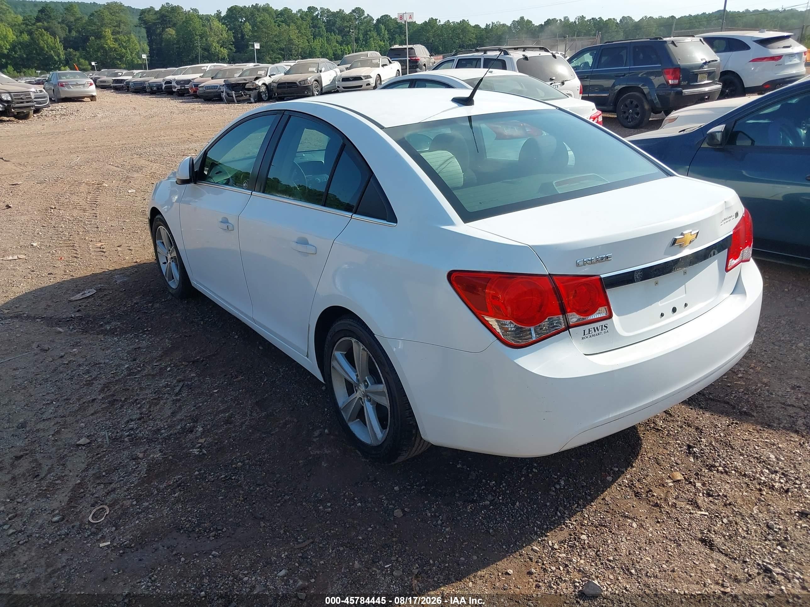 2014 Chevrolet Cruze 1lt Auto Белый vin: 1G1PC5SB2E7394495