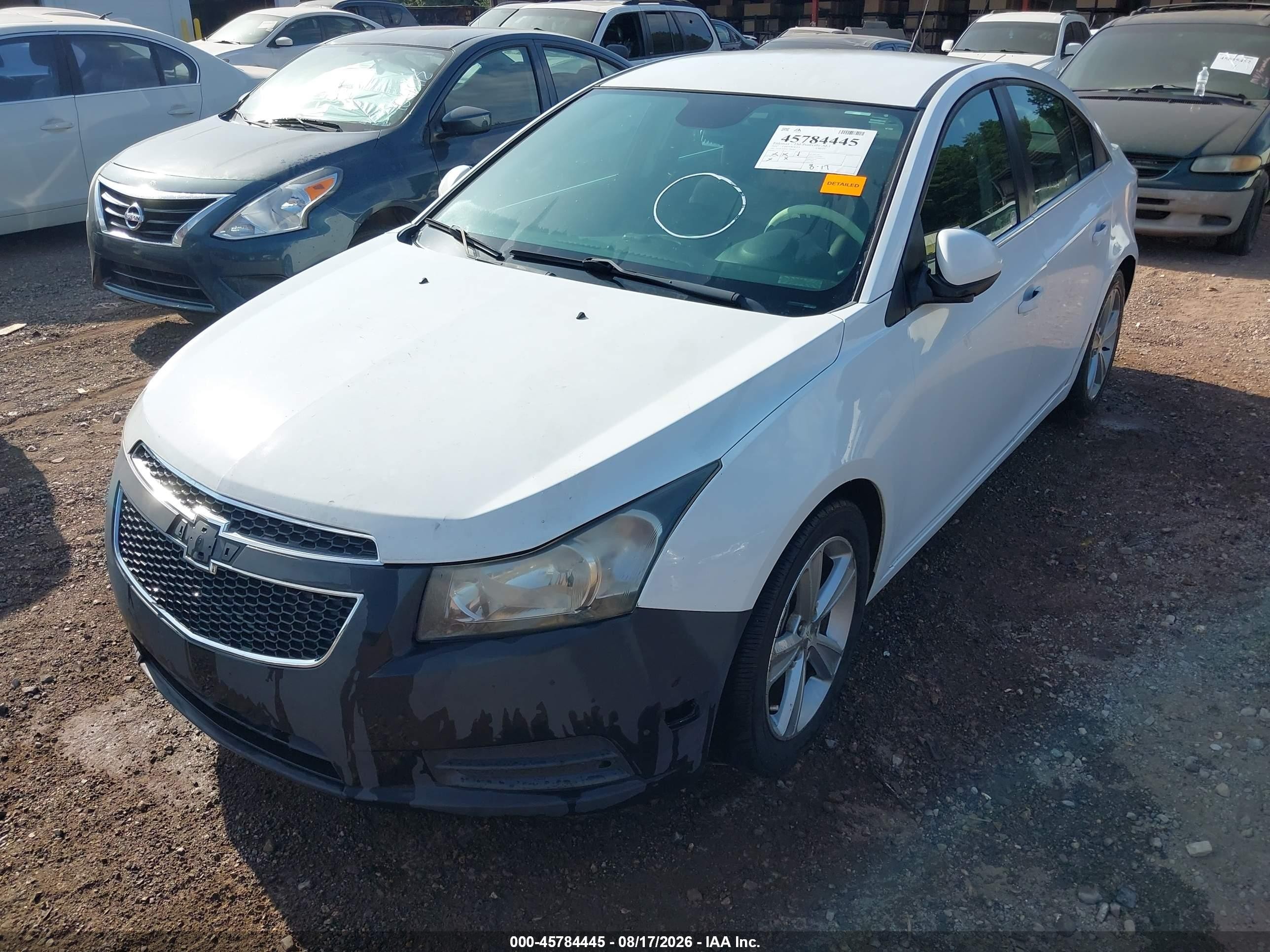 2014 Chevrolet Cruze 1lt Auto Белый vin: 1G1PC5SB2E7394495