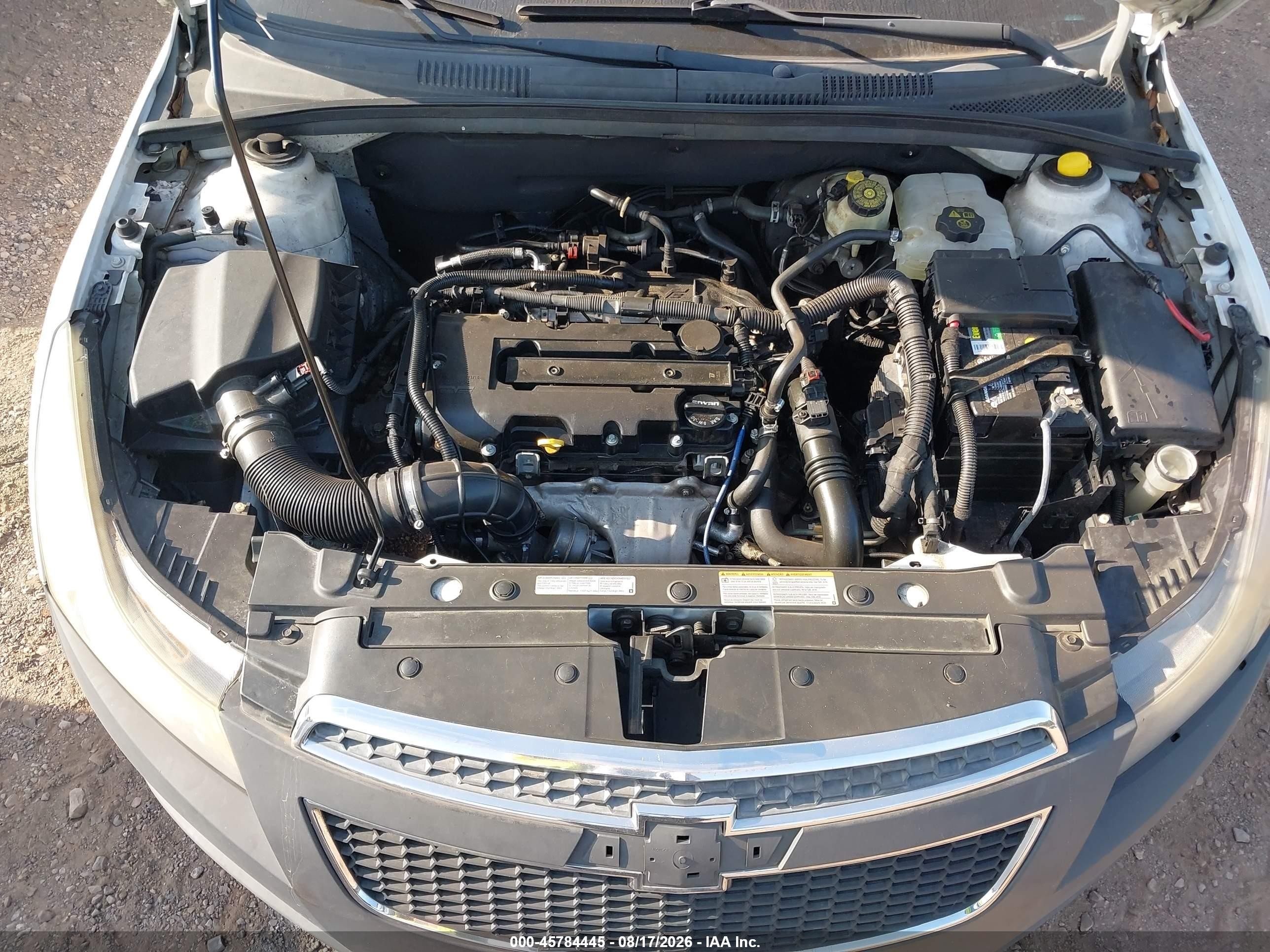 2014 Chevrolet Cruze 1lt Auto Белый vin: 1G1PC5SB2E7394495