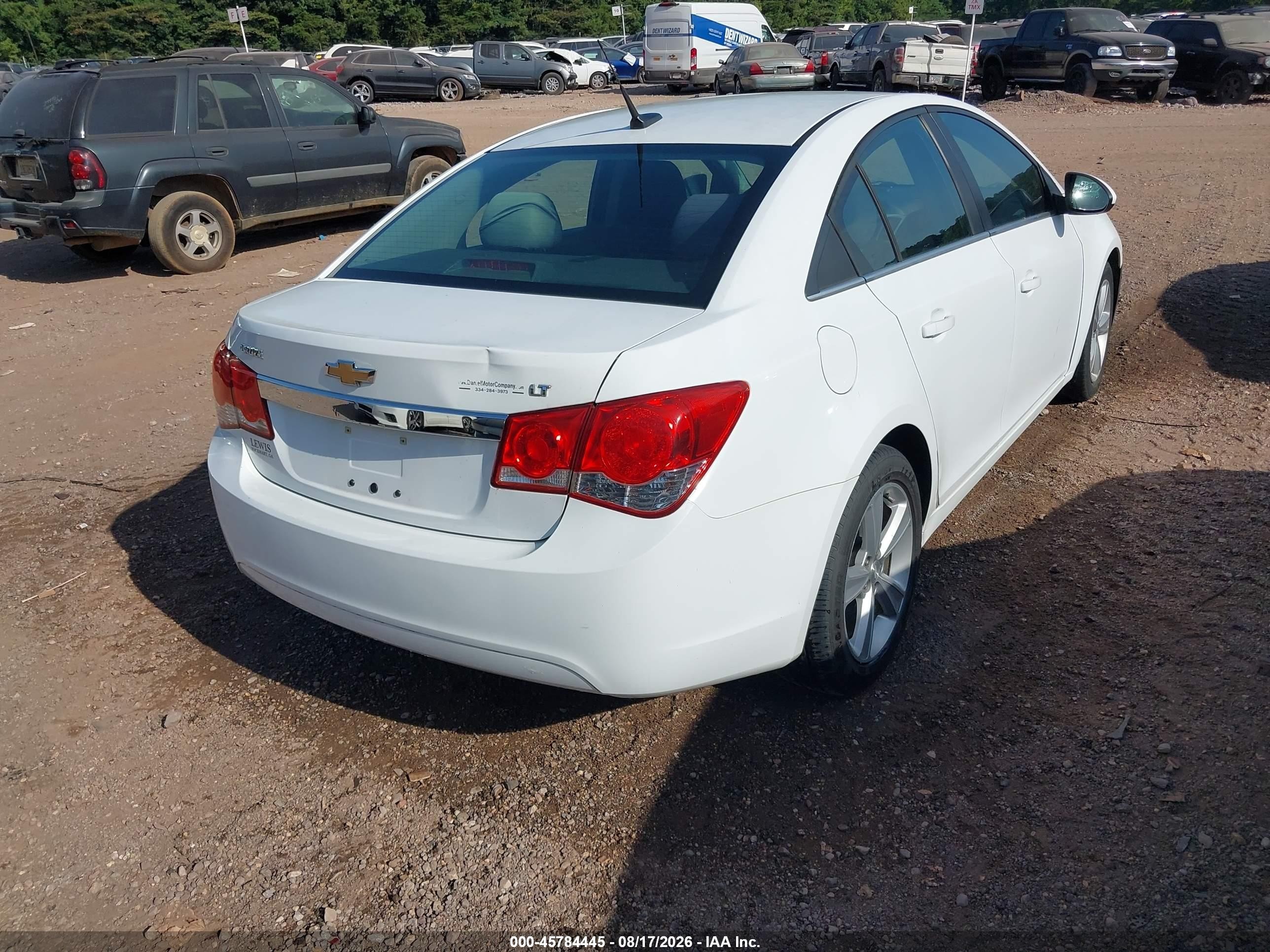 2014 Chevrolet Cruze 1lt Auto Белый vin: 1G1PC5SB2E7394495