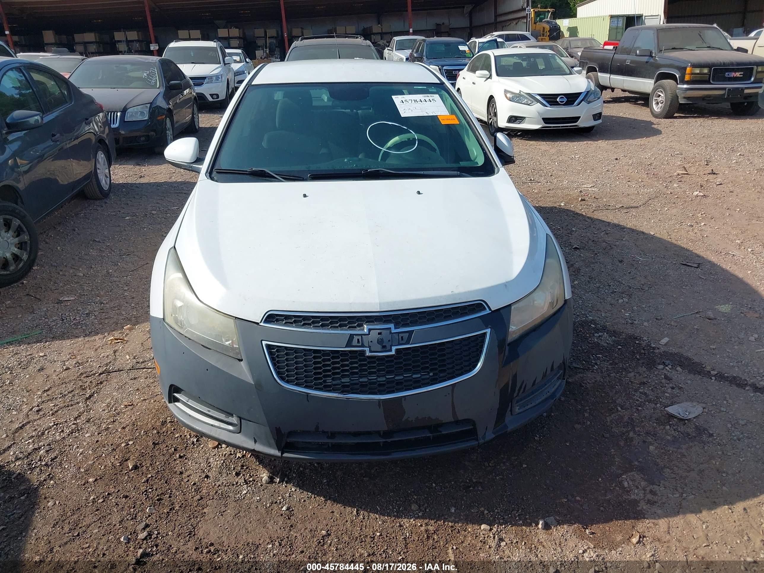 2014 Chevrolet Cruze 1lt Auto Белый vin: 1G1PC5SB2E7394495