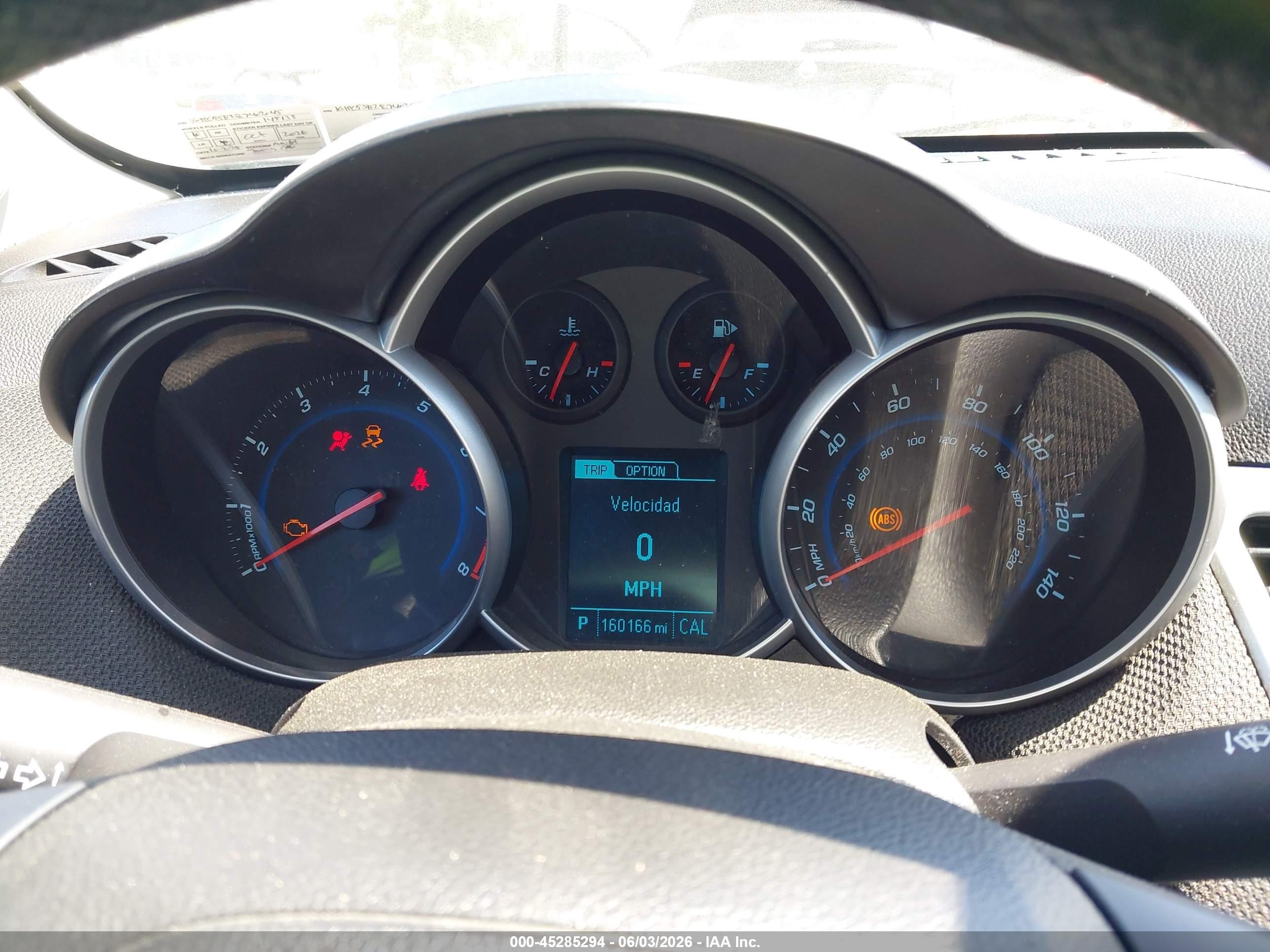 2014 Chevrolet Cruze 1lt Auto Gold vin: 1G1PC5SB2E7402045