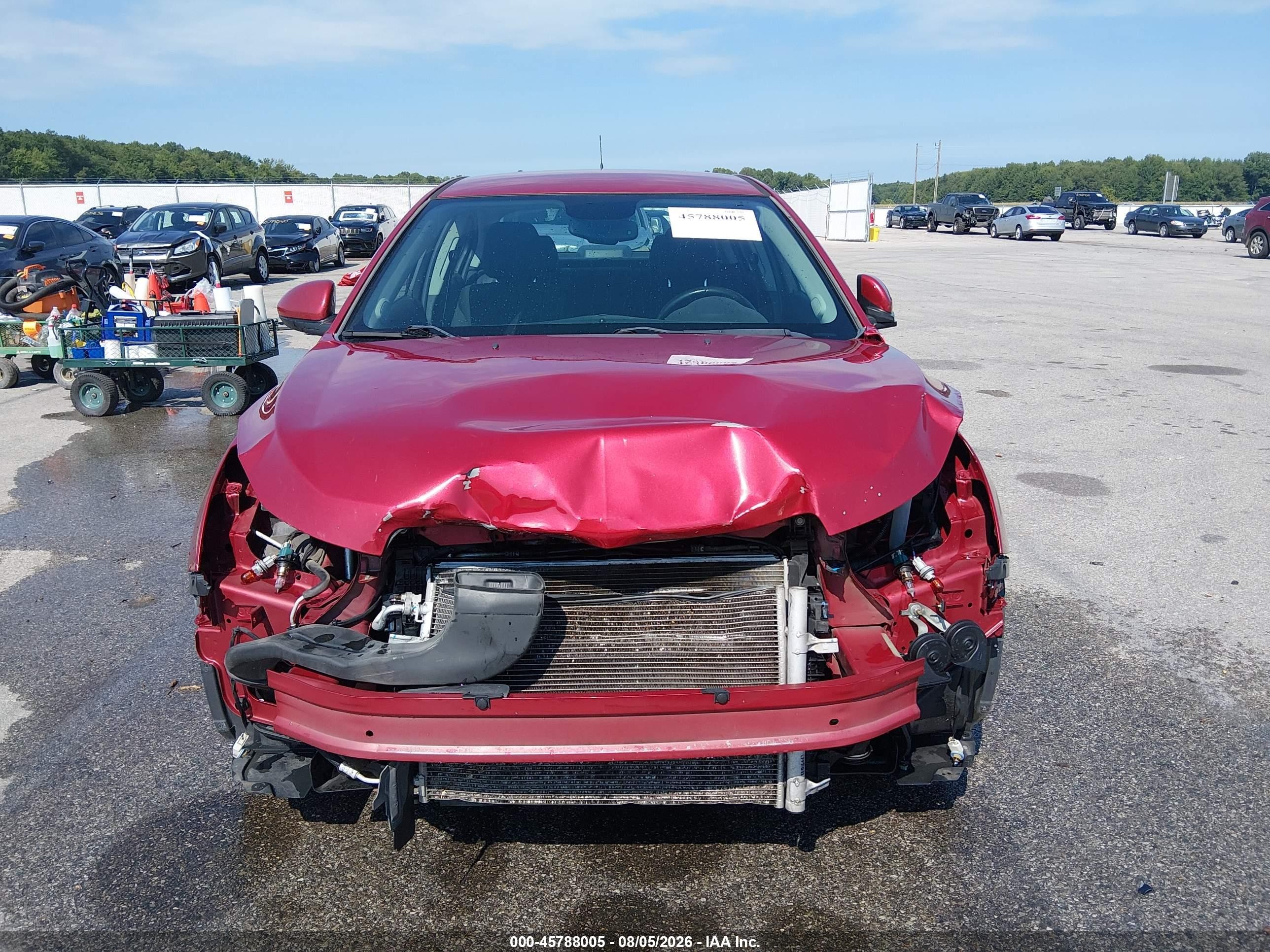 2014 Chevrolet Cruze 1lt Auto Red vin: 1G1PC5SB2E7405964