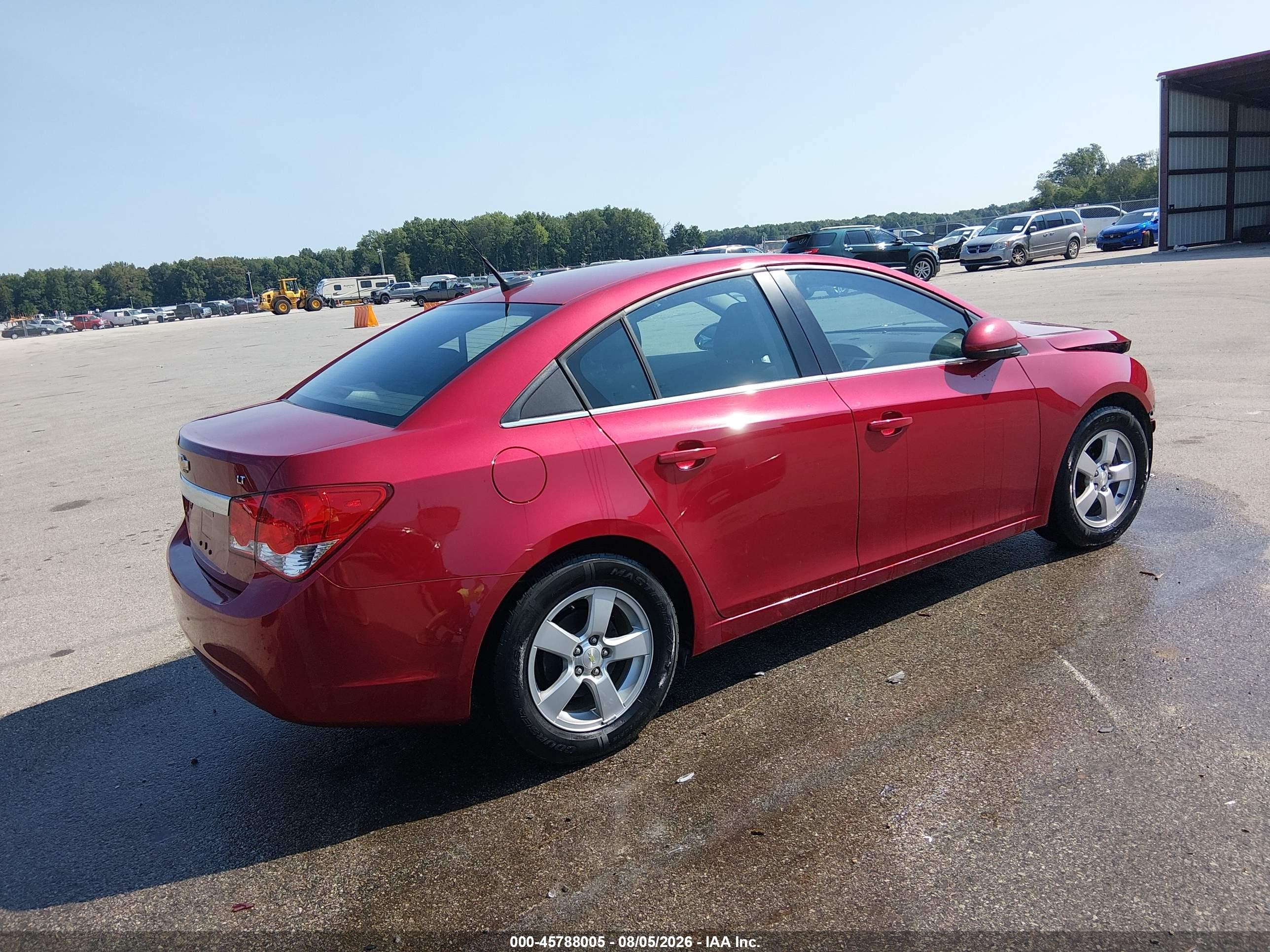 2014 Chevrolet Cruze 1lt Auto Red vin: 1G1PC5SB2E7405964