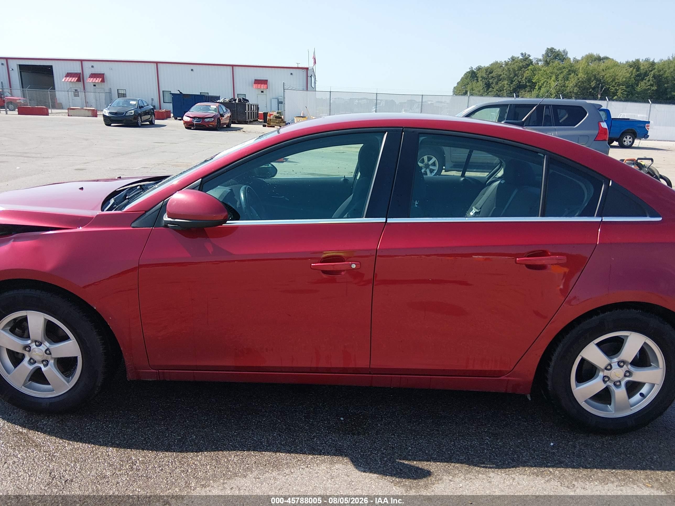 2014 Chevrolet Cruze 1lt Auto Red vin: 1G1PC5SB2E7405964