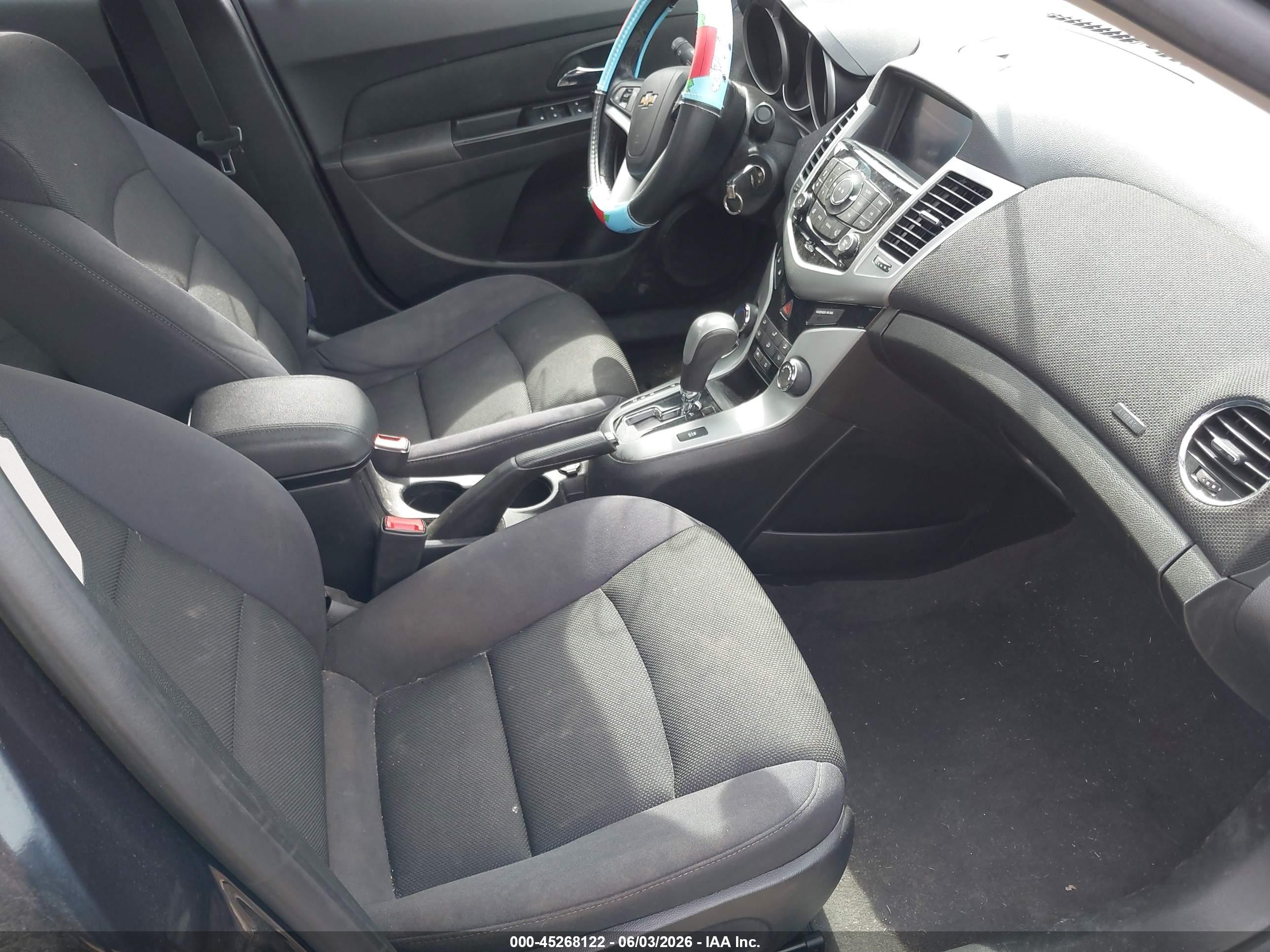 2014 Chevrolet Cruze 1lt Auto Blue vin: 1G1PC5SB2E7414745