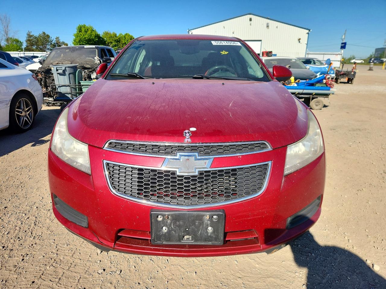 2014 Chevrolet Cruze Lt Red vin: 1G1PC5SB2E7433456