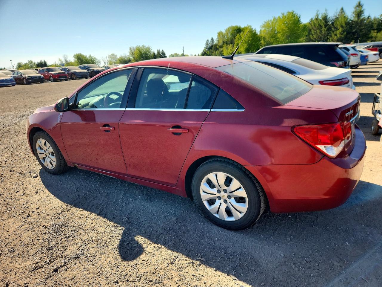 2014 Chevrolet Cruze Lt Red vin: 1G1PC5SB2E7433456