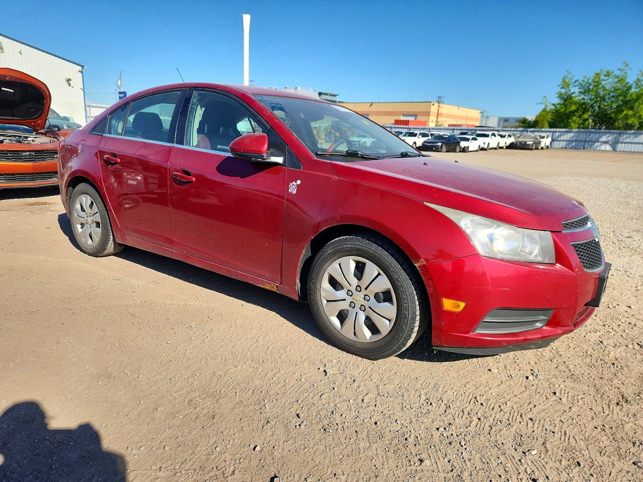 2014 Chevrolet Cruze Lt Red vin: 1G1PC5SB2E7433456