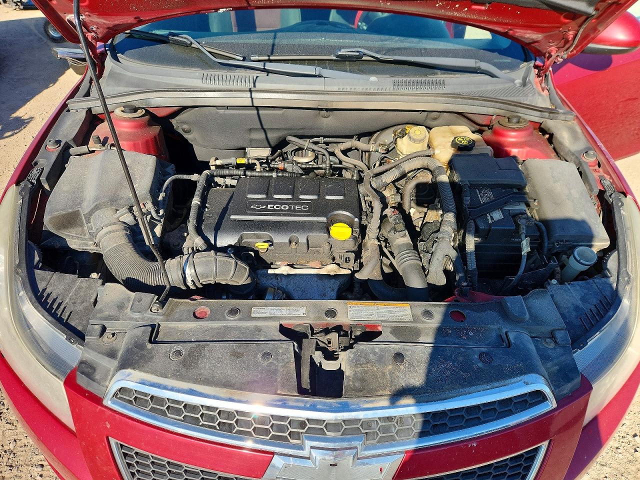 2014 Chevrolet Cruze Lt Red vin: 1G1PC5SB2E7433456
