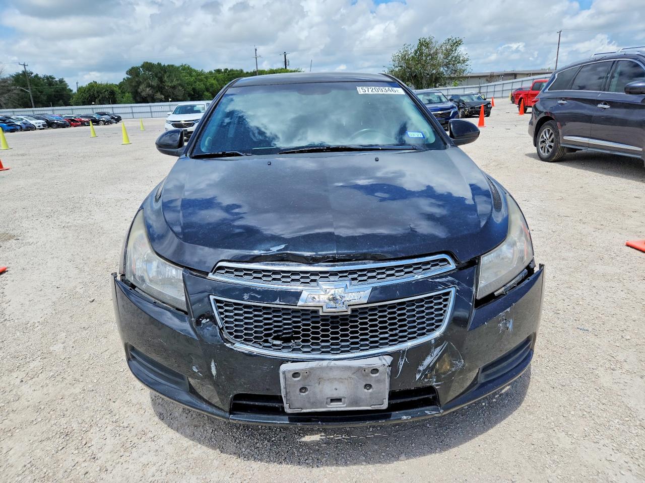 2014 Chevrolet Cruze Lt Black vin: 1G1PC5SB2E7465954