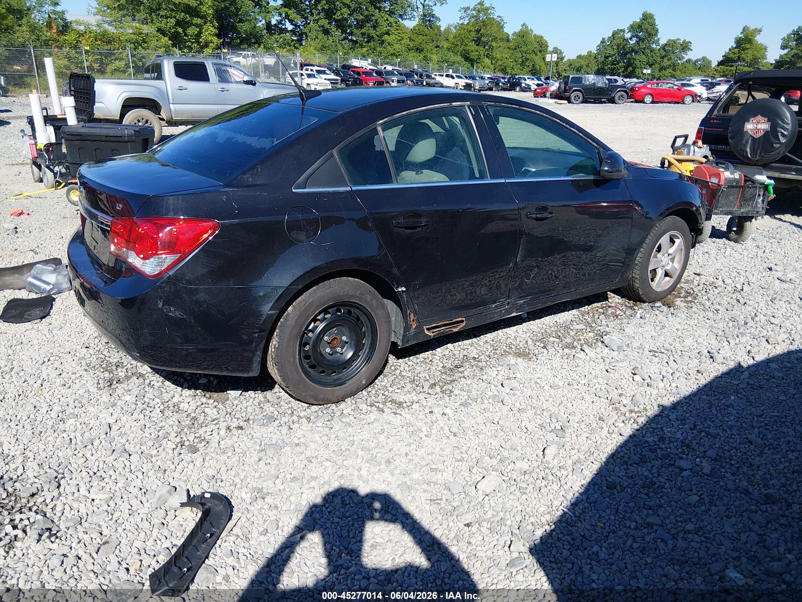 2014 Chevrolet Cruze 1lt Auto Black vin: 1G1PC5SB2E7477490