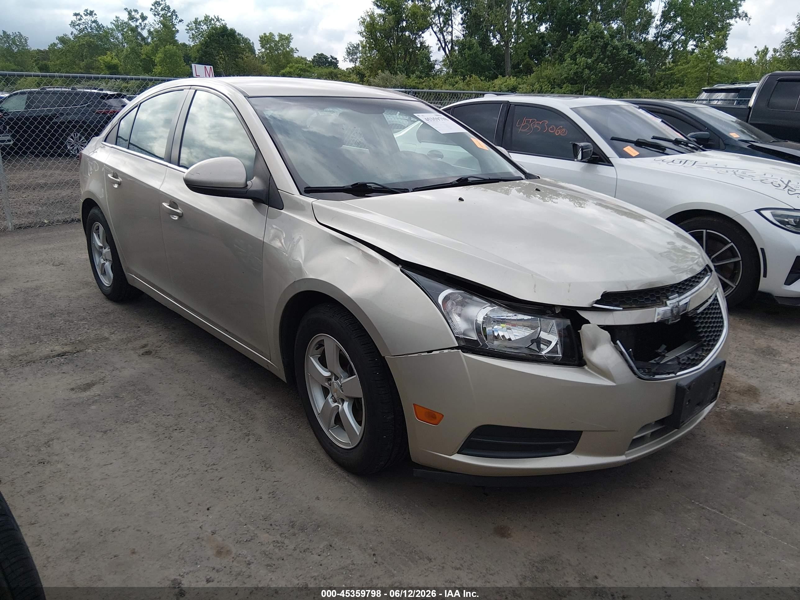 2014 Chevrolet Cruze 1lt Auto Желто-коричневый vin: 1G1PC5SB2E7483726