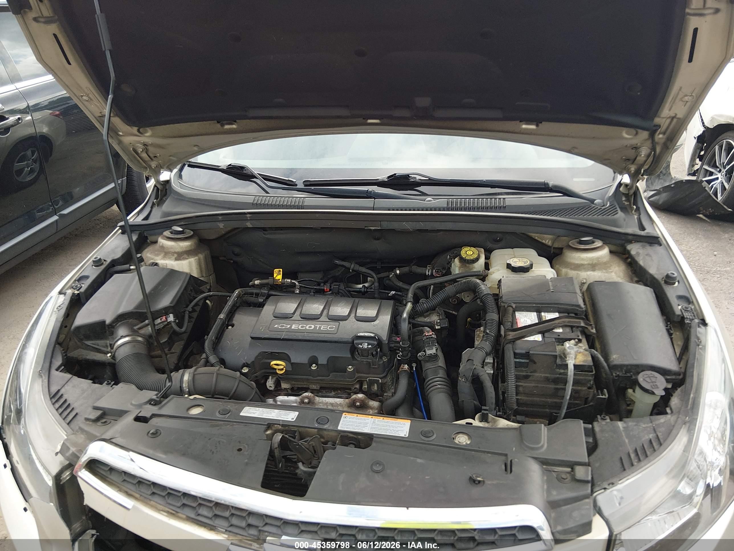 2014 Chevrolet Cruze 1lt Auto Желто-коричневый vin: 1G1PC5SB2E7483726