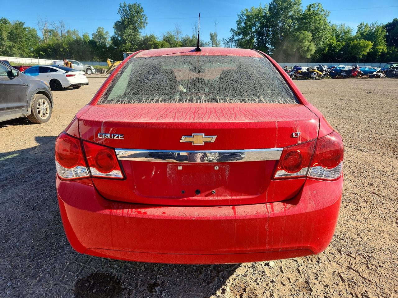 2014 Chevrolet Cruze Lt Red vin: 1G1PC5SB2E7485900