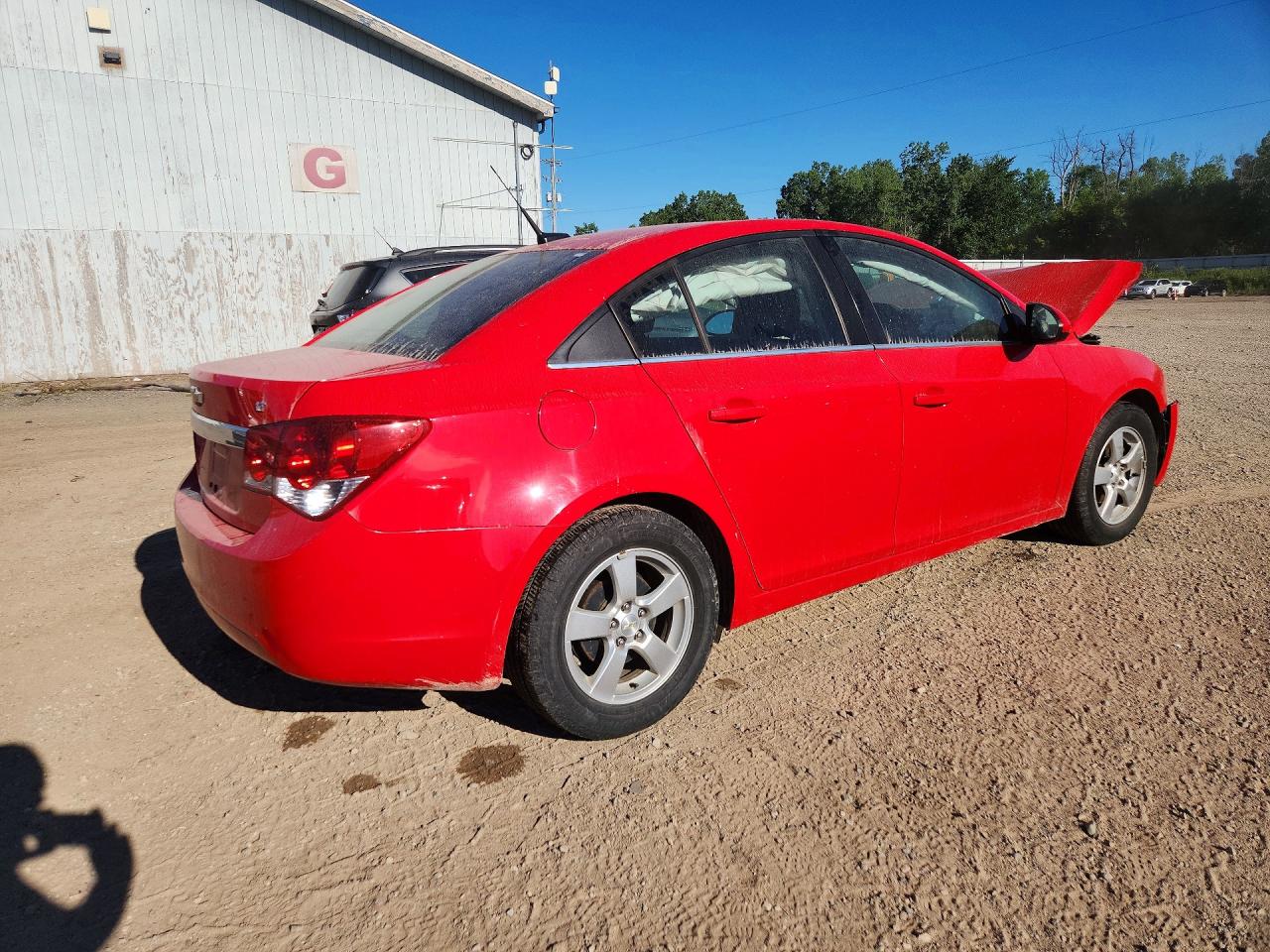 2014 Chevrolet Cruze Lt Red vin: 1G1PC5SB2E7485900