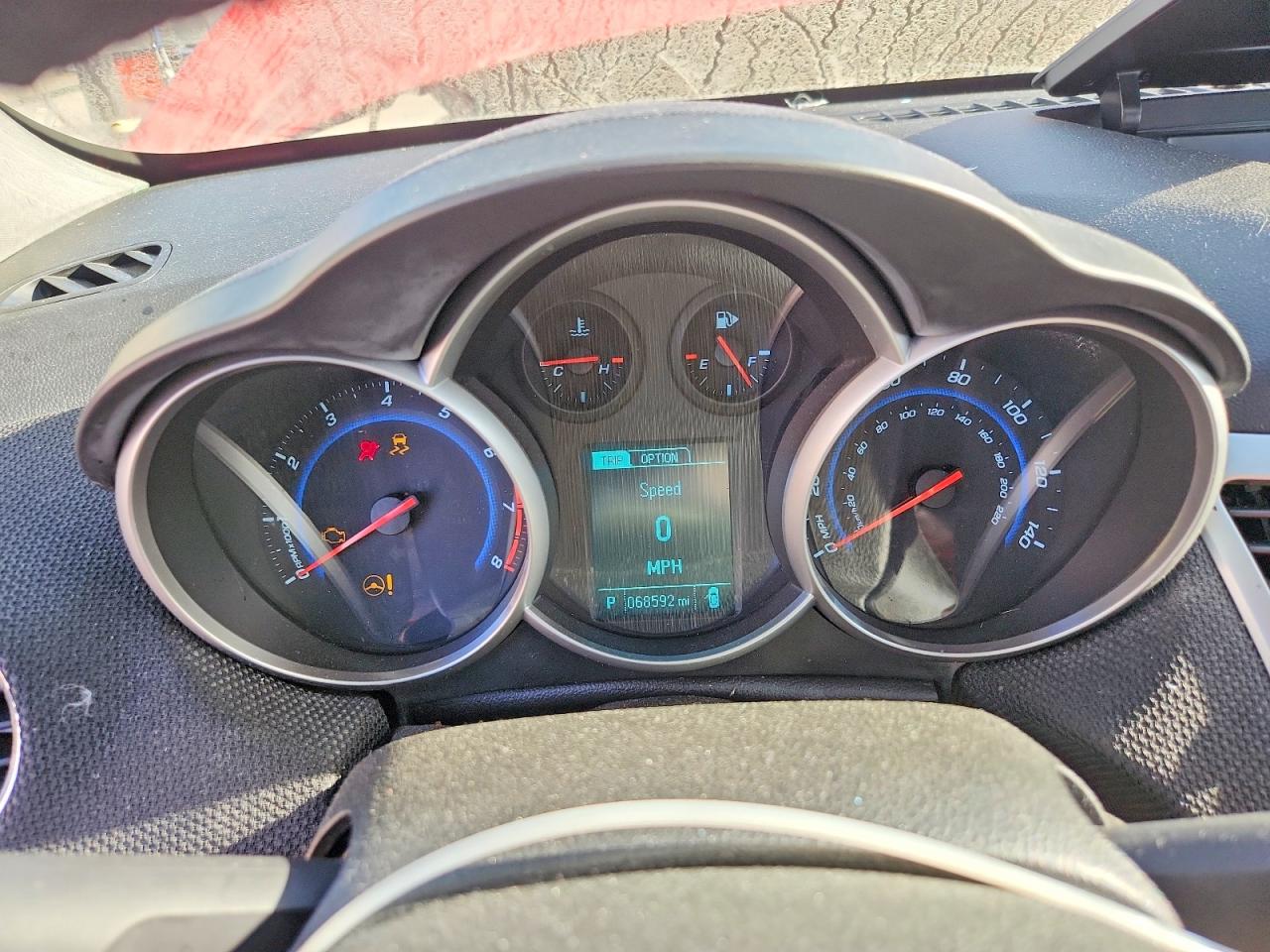 2014 Chevrolet Cruze Lt Red vin: 1G1PC5SB2E7485900