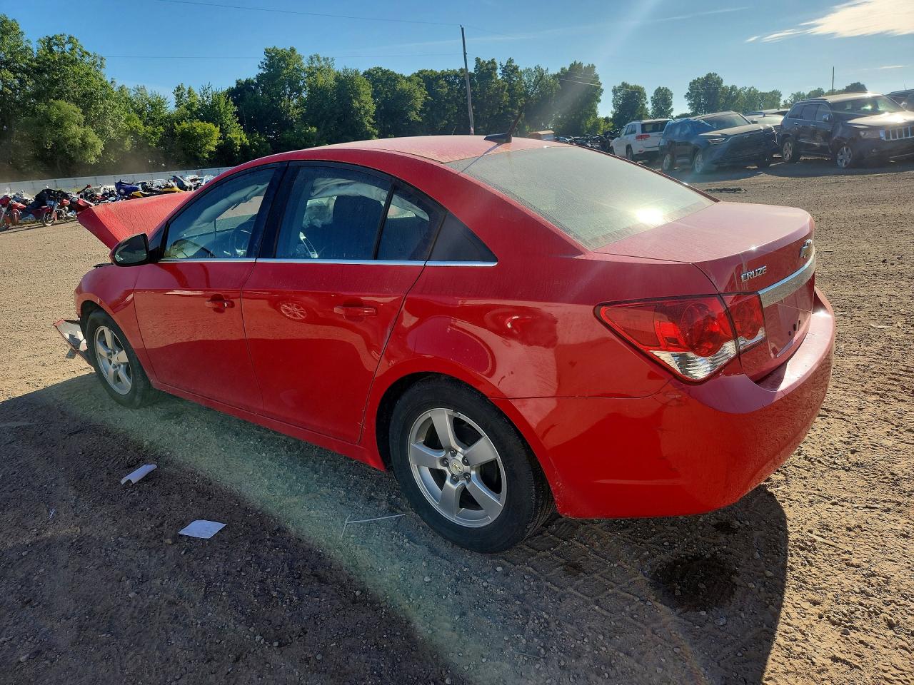 2014 Chevrolet Cruze Lt Red vin: 1G1PC5SB2E7485900