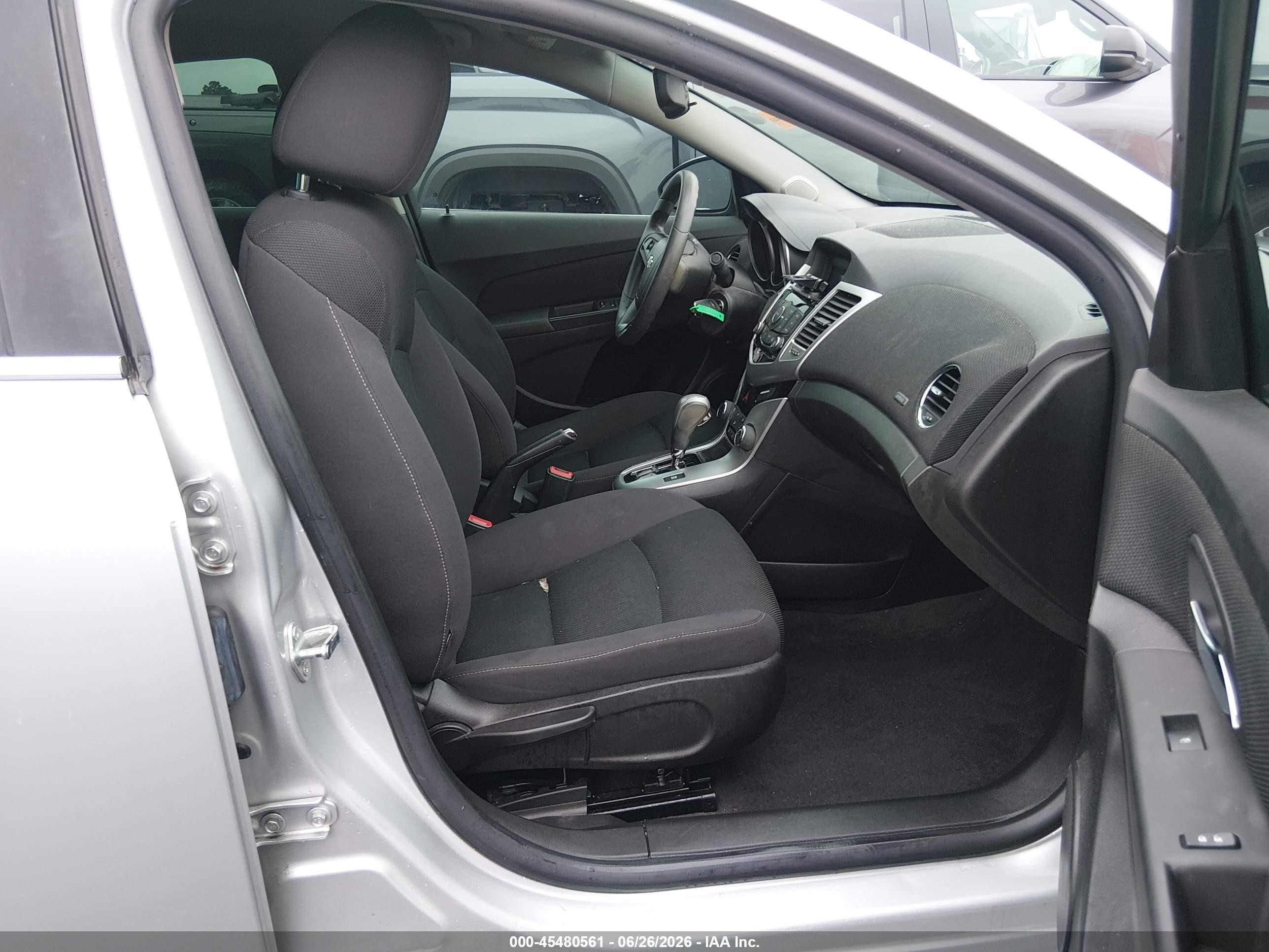 2015 Chevrolet Cruze 1lt Auto Silver vin: 1G1PC5SB2F7124927