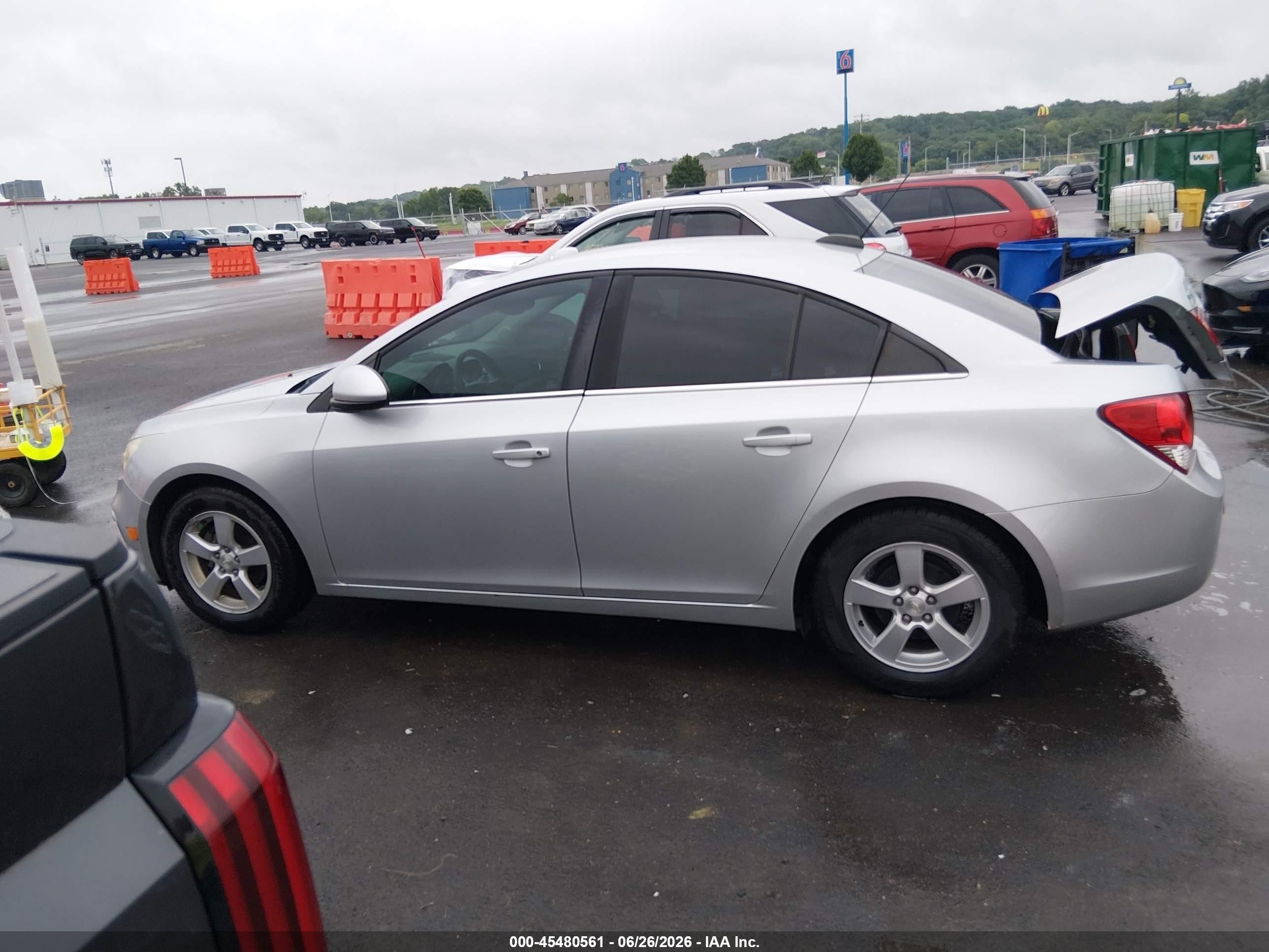 2015 Chevrolet Cruze 1lt Auto Silver vin: 1G1PC5SB2F7124927