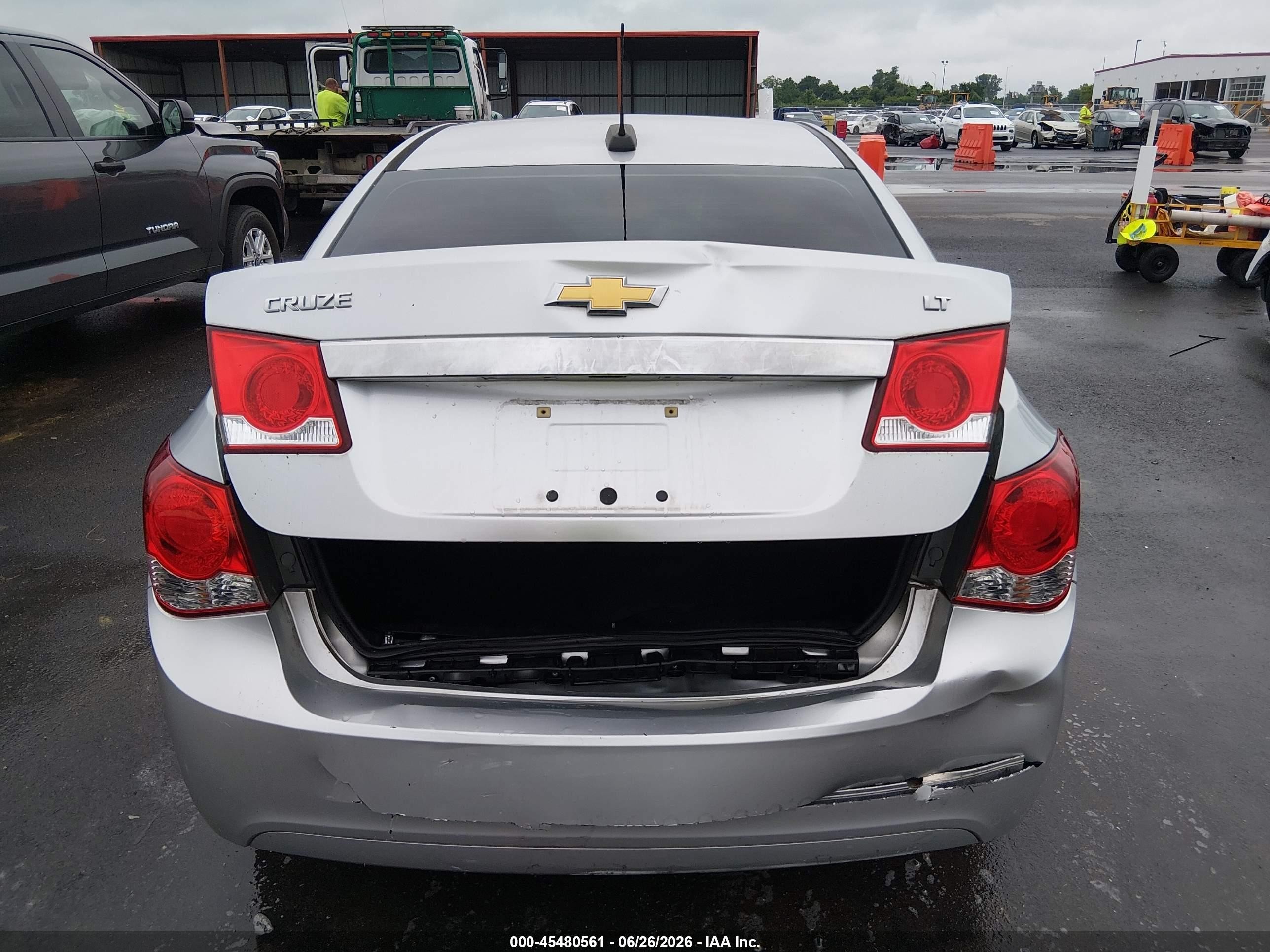 2015 Chevrolet Cruze 1lt Auto Silver vin: 1G1PC5SB2F7124927