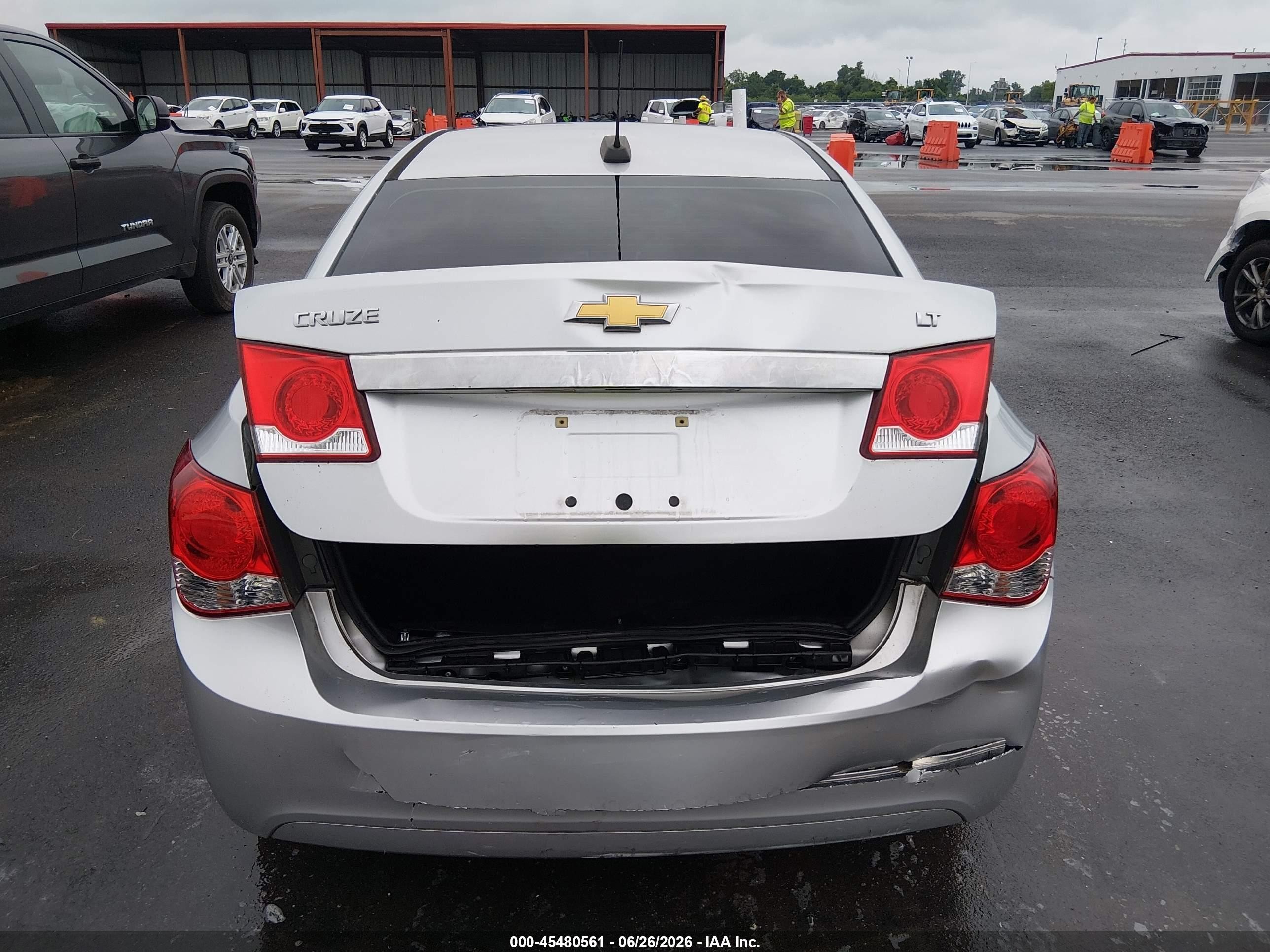 2015 Chevrolet Cruze 1lt Auto Silver vin: 1G1PC5SB2F7124927