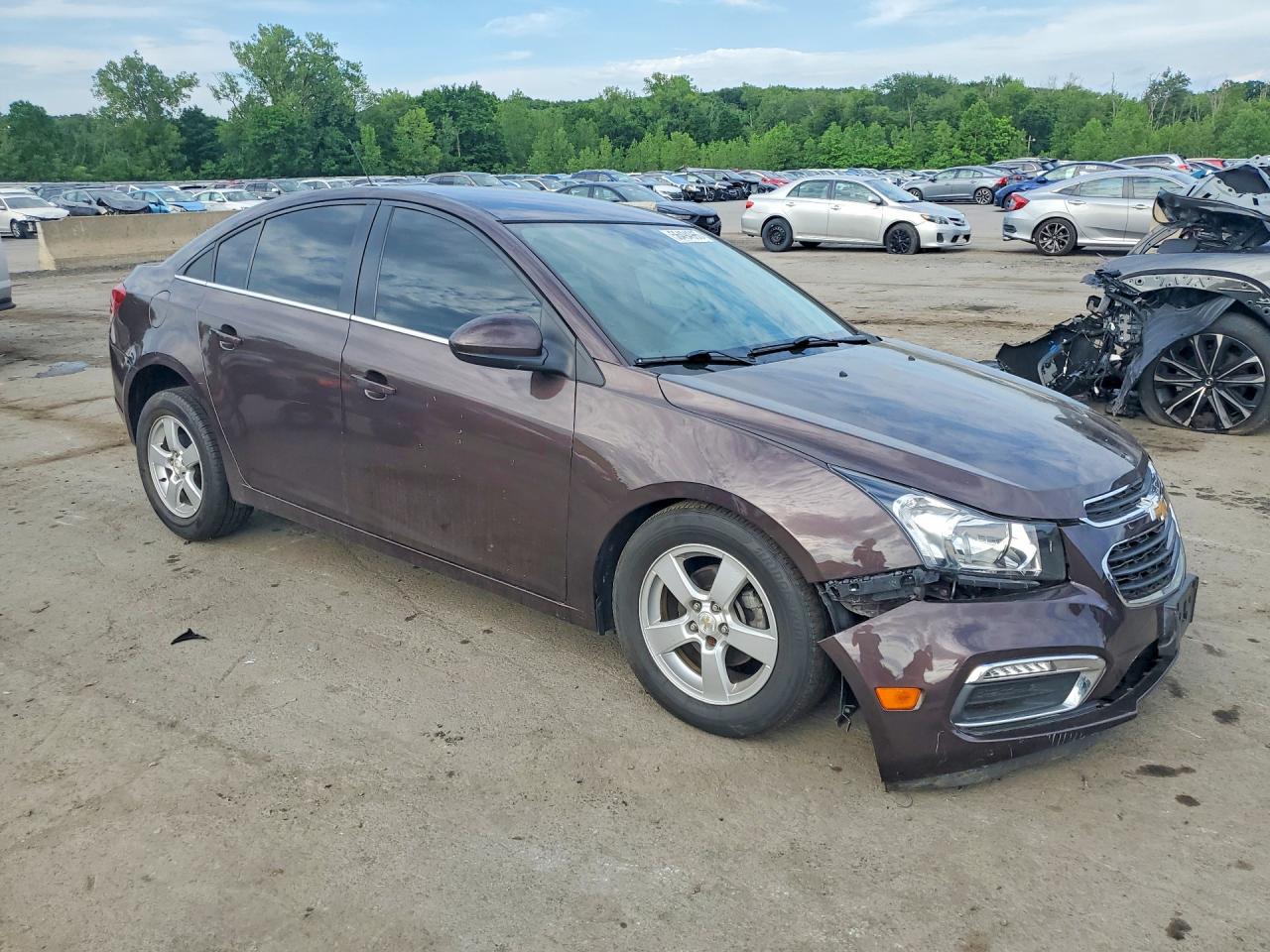 2015 Chevrolet Cruze Lt Brown vin: 1G1PC5SB2F7125348