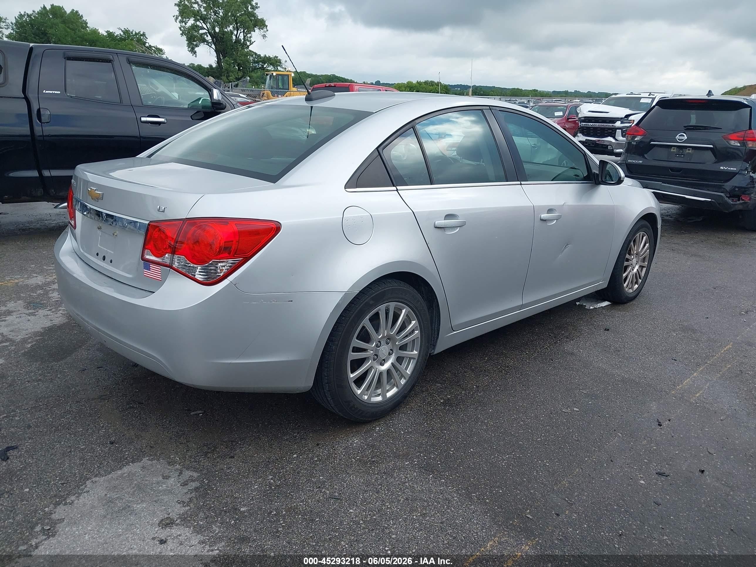 2015 Chevrolet Cruze 1lt Auto Silver vin: 1G1PC5SB2F7128766