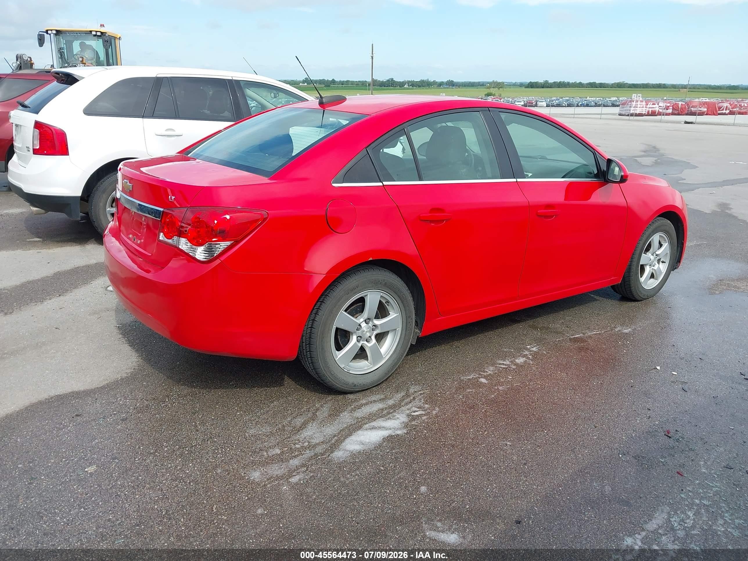 2015 Chevrolet Cruze 1lt Auto Красный vin: 1G1PC5SB2F7134163