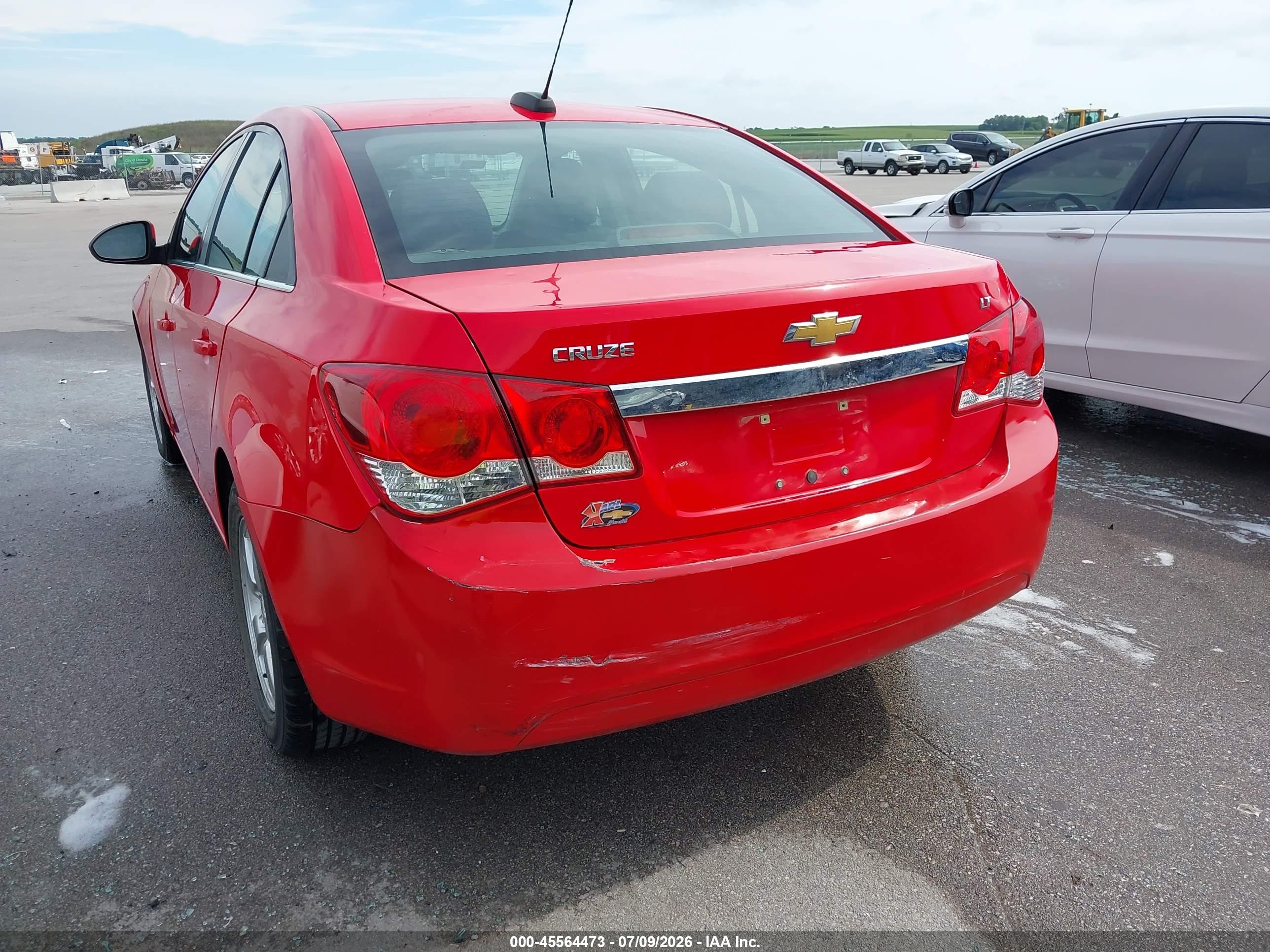 2015 Chevrolet Cruze 1lt Auto Красный vin: 1G1PC5SB2F7134163