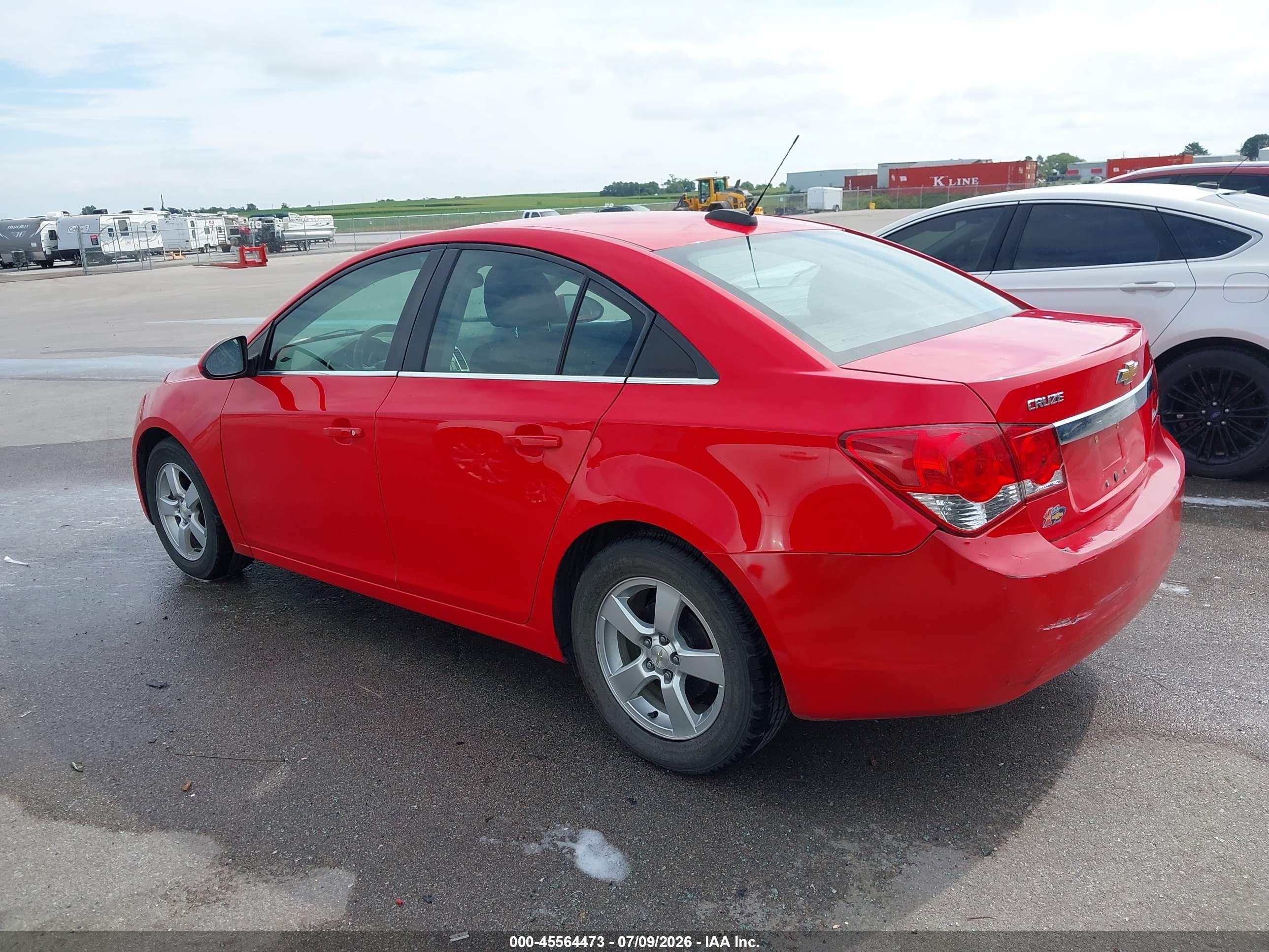 2015 Chevrolet Cruze 1lt Auto Красный vin: 1G1PC5SB2F7134163