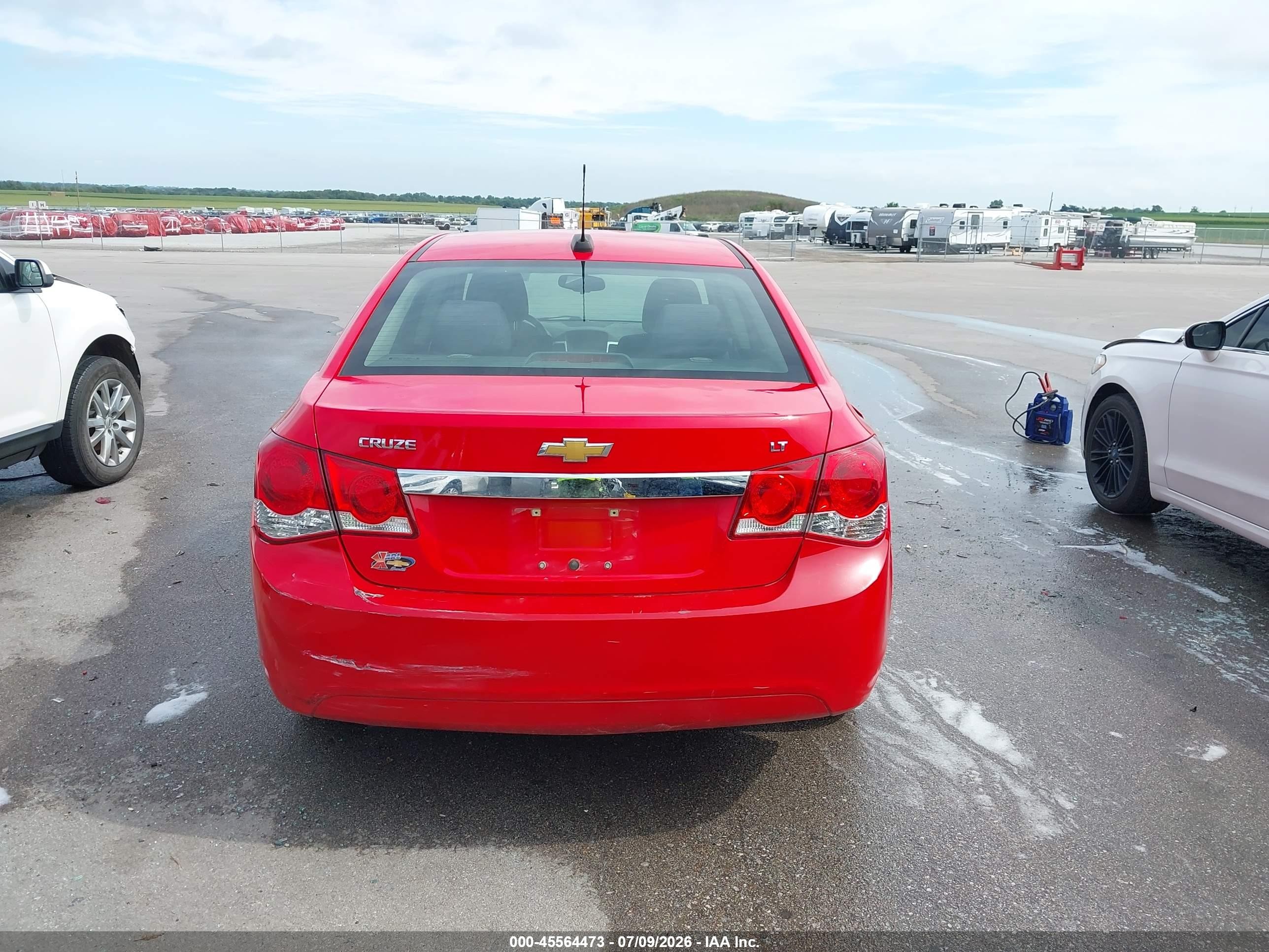 2015 Chevrolet Cruze 1lt Auto Красный vin: 1G1PC5SB2F7134163
